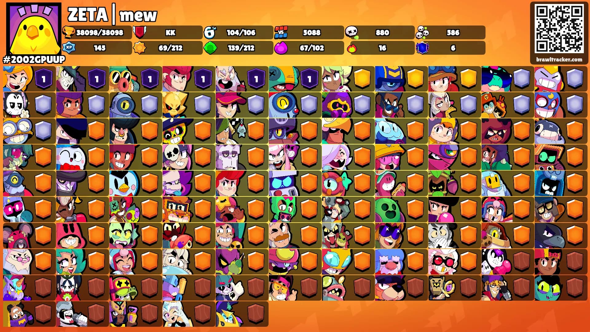 ZETA|mew's Ranks