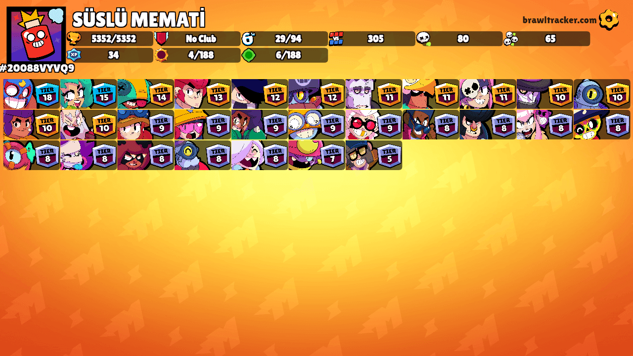 SÜSLÜ MEMATİ's Ranks