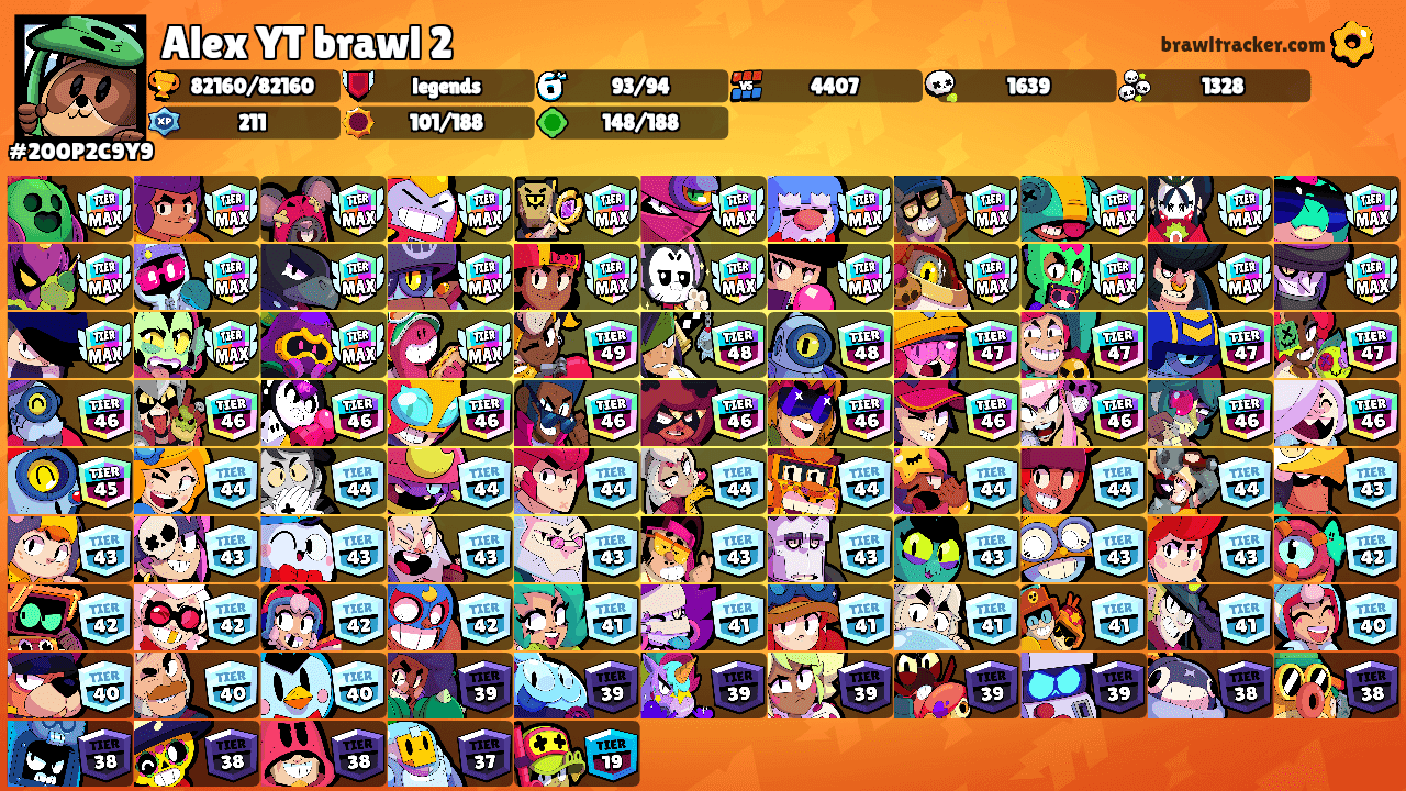 Alex YT brawl 2's Ranks