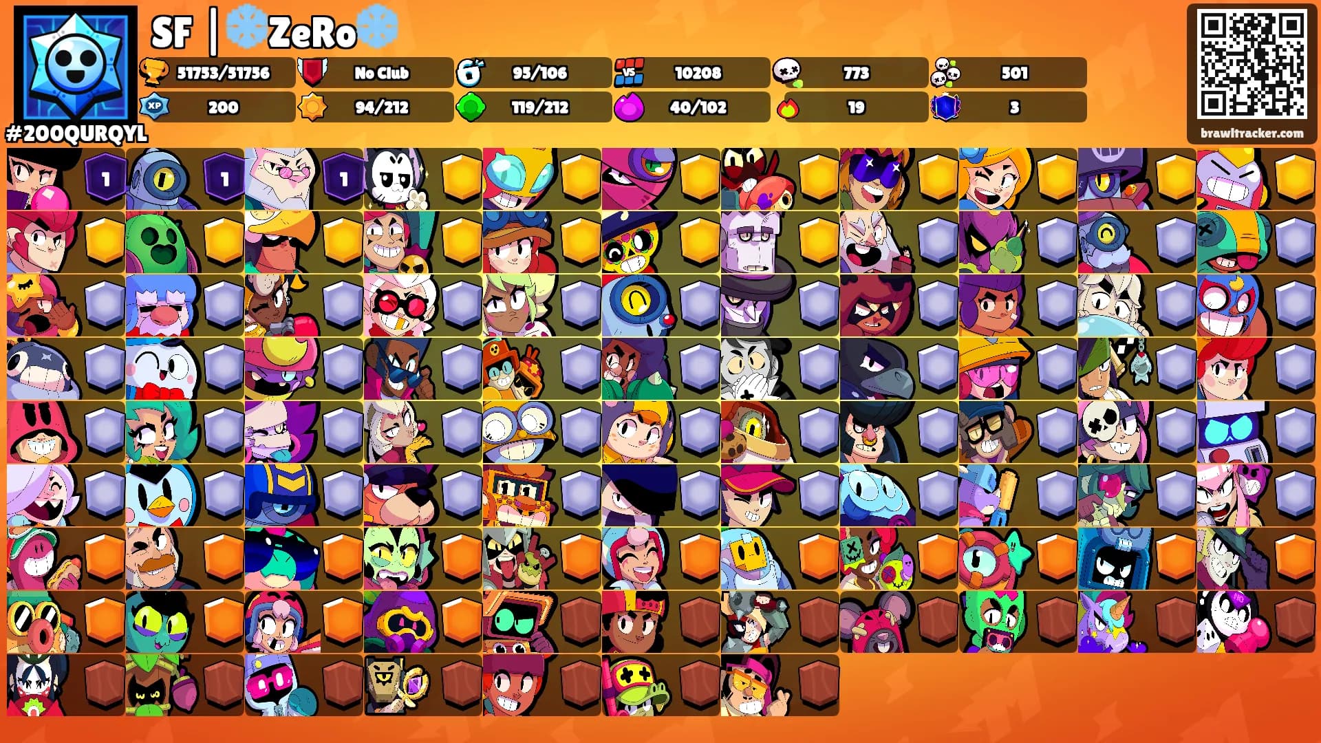 SF |❄️ZeRo❄️'s Ranks