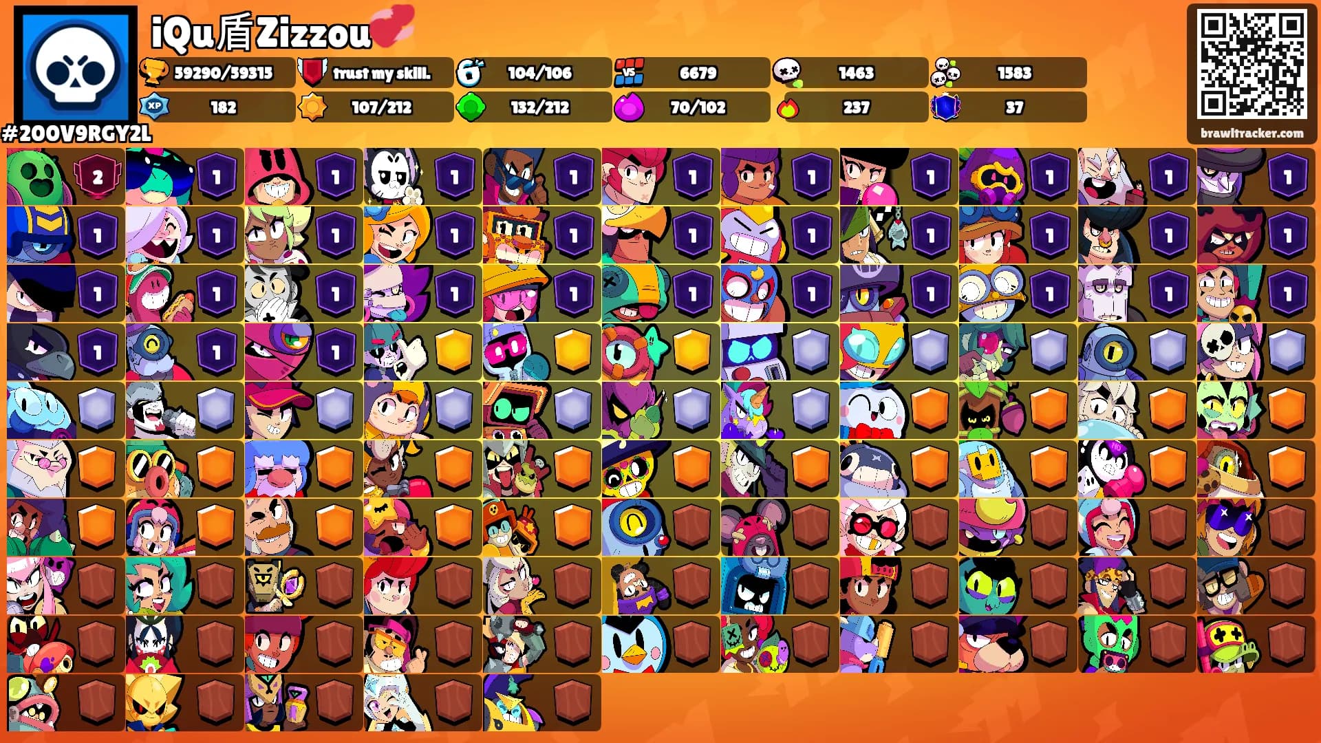 iQu盾Zizzou💞's Ranks