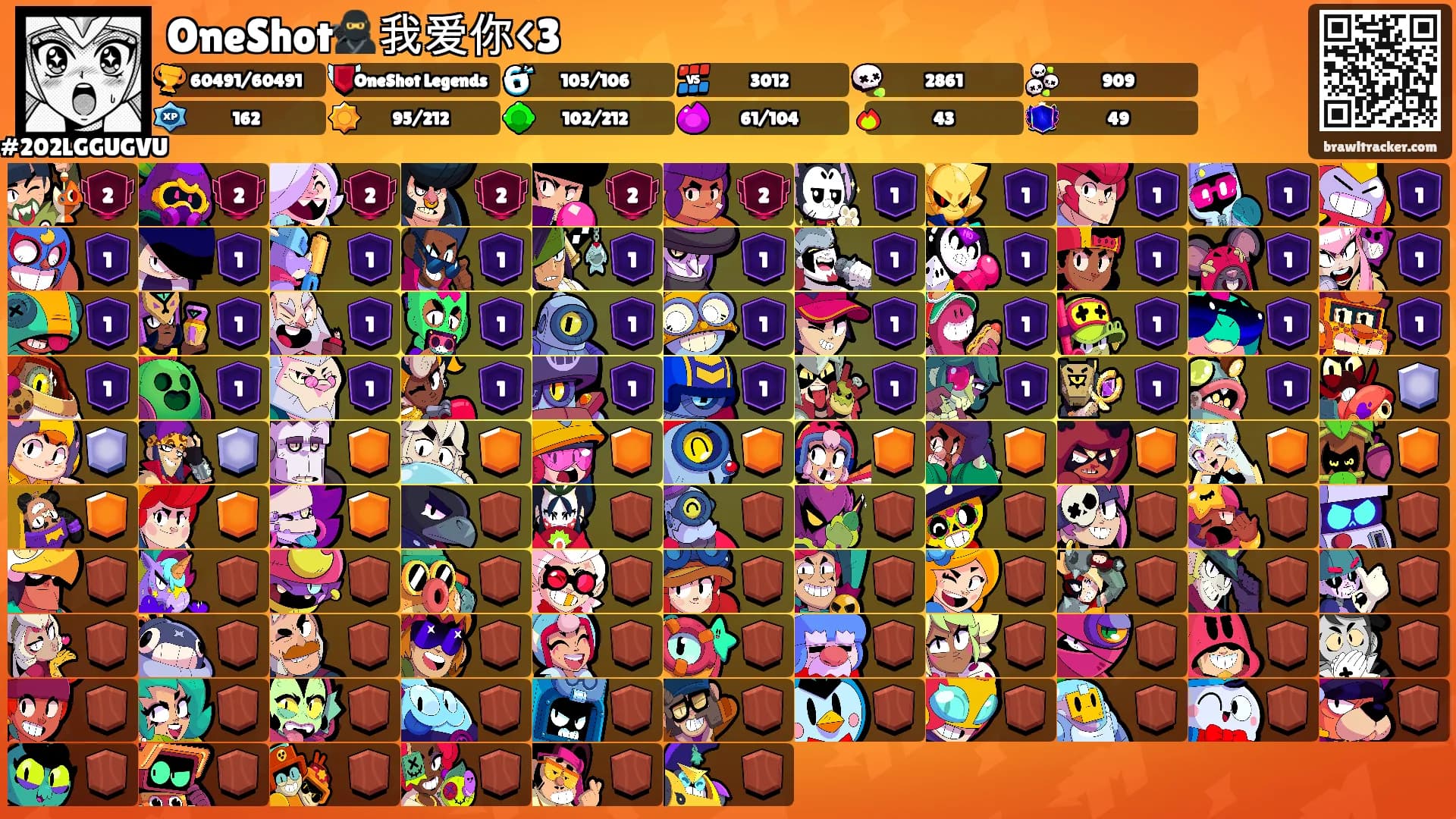 OneShot🥷我爱你<3's Ranks