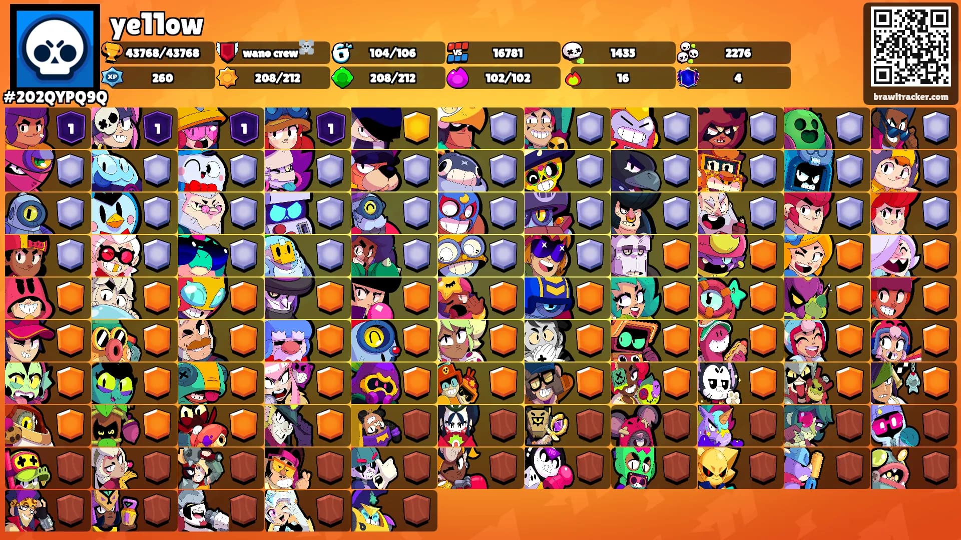 ye11ow's Ranks