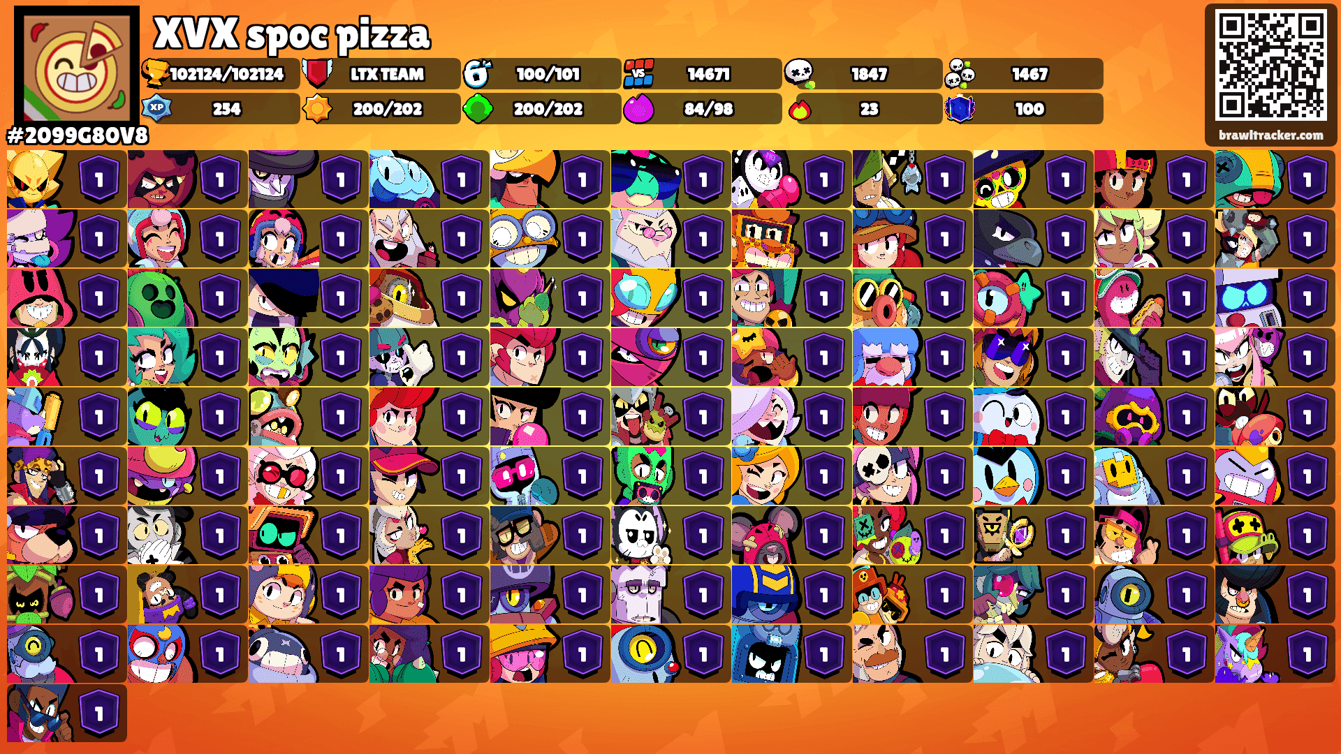 XVX spoc pizza's Ranks
