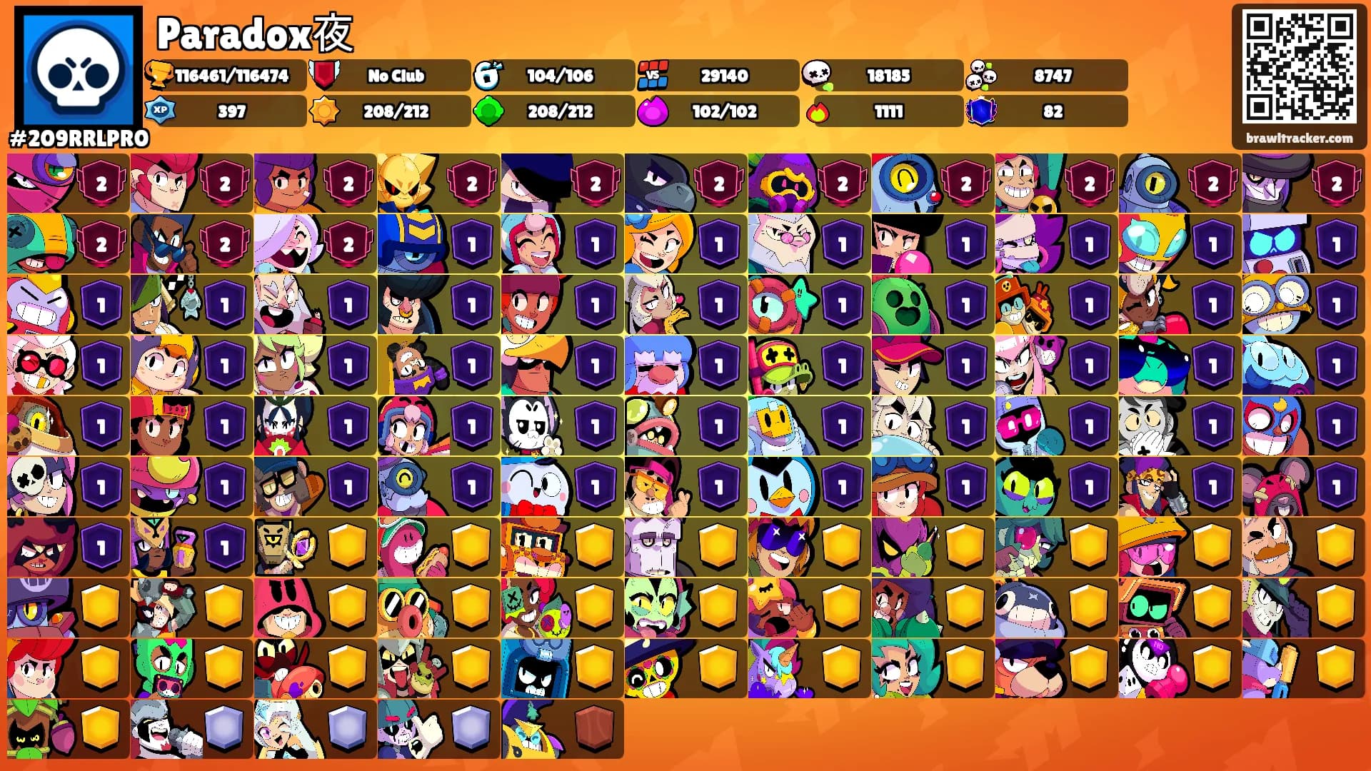 Paradox夜's Ranks