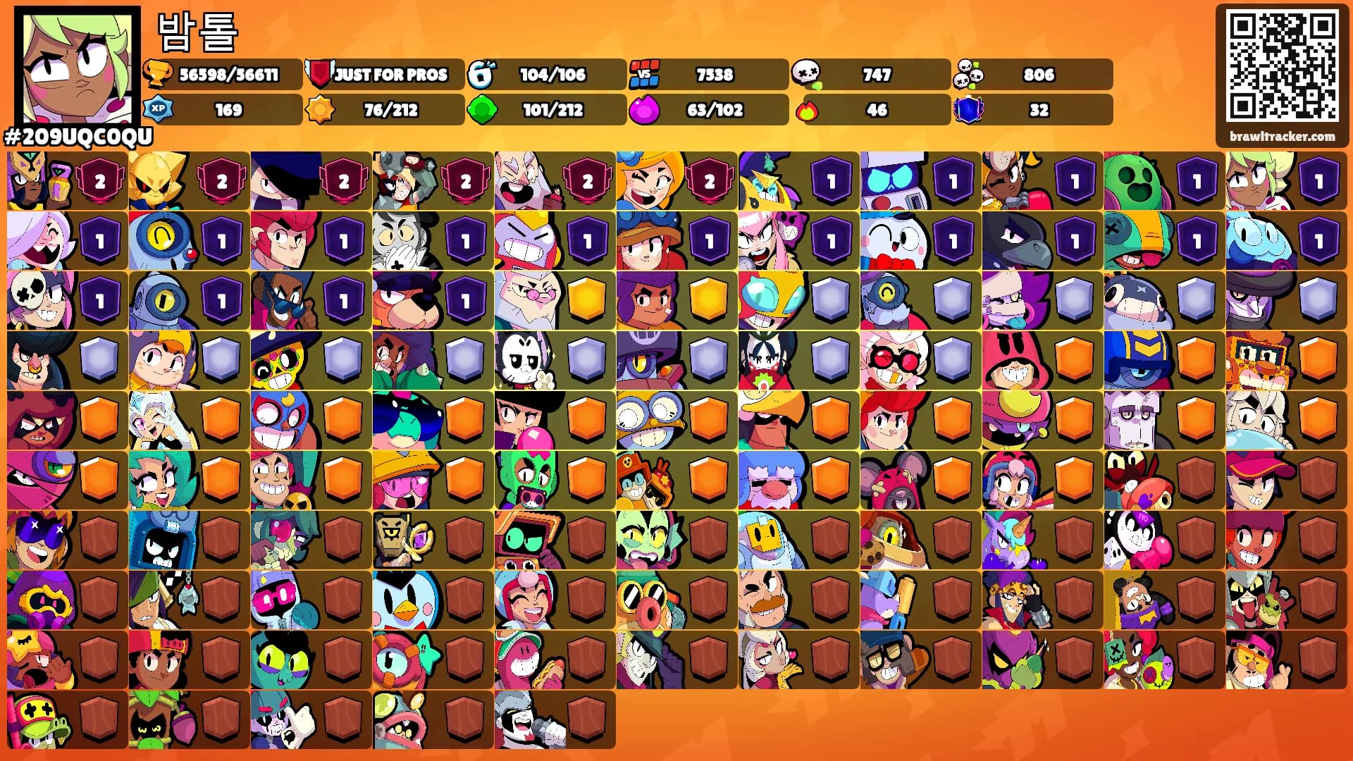 밤톨's Ranks