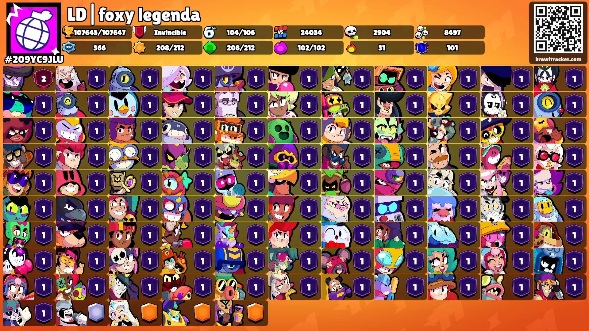 LD|foxy legenda's Ranks