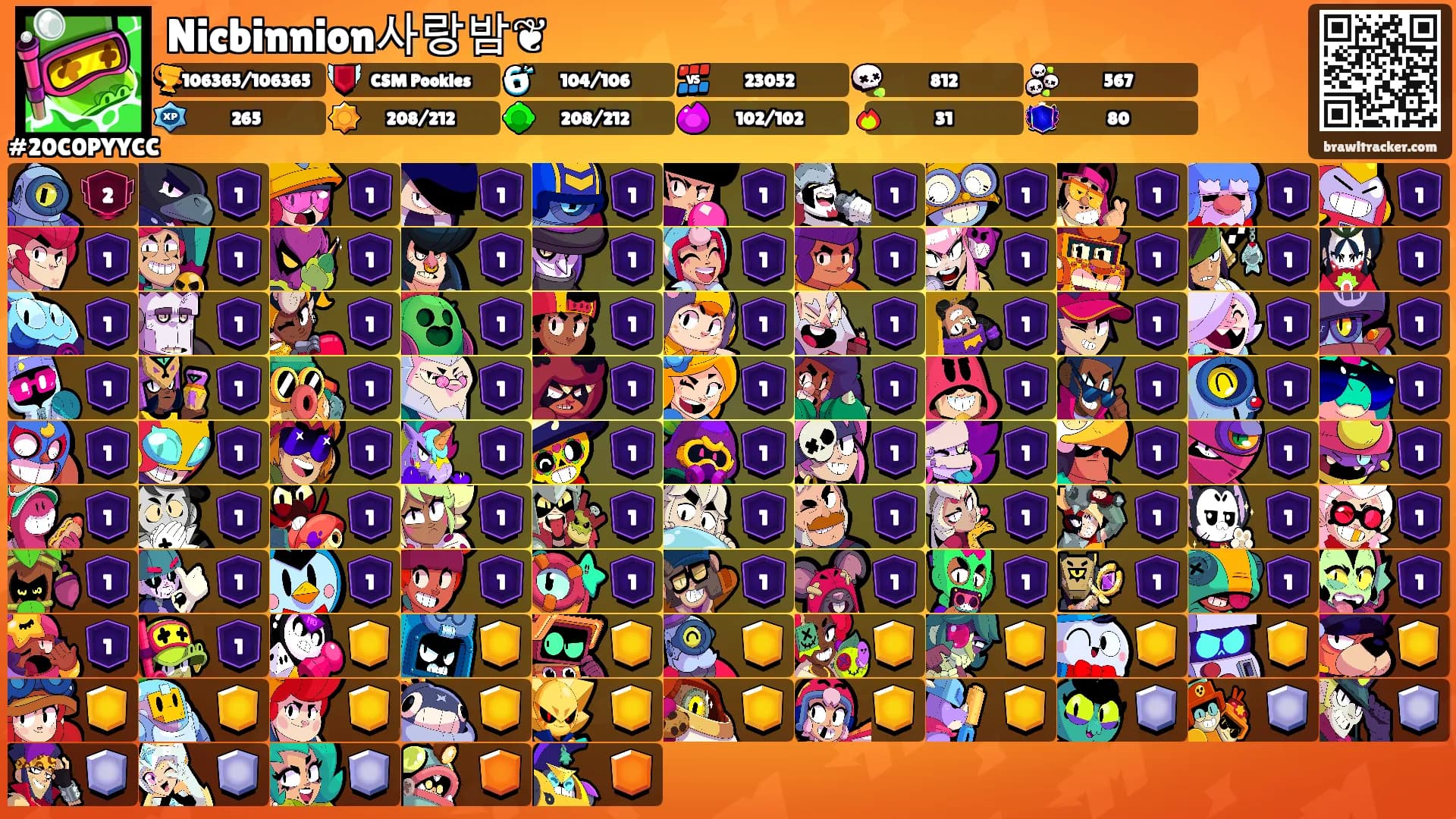 Nicbinnion사랑밤❦'s Ranks