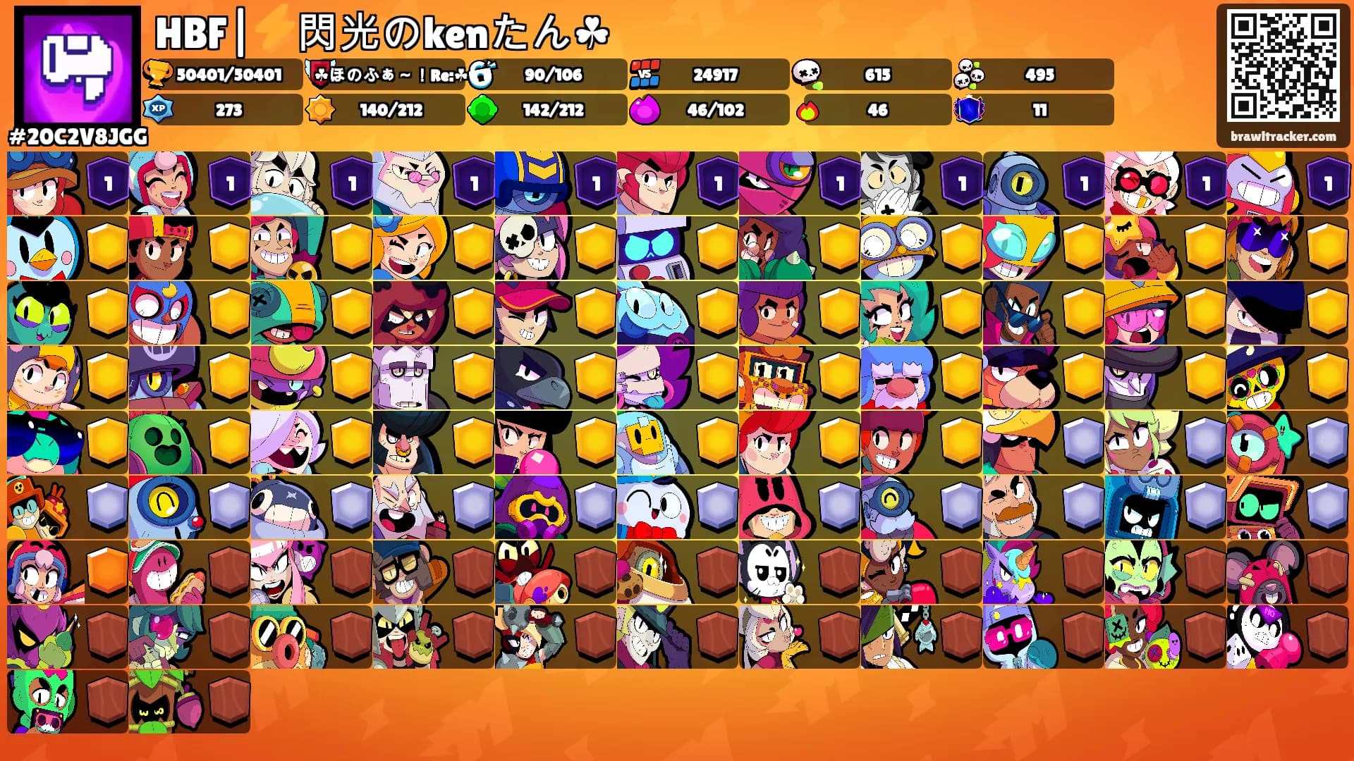 HBF|⚡️閃光のkenたん☘'s Ranks