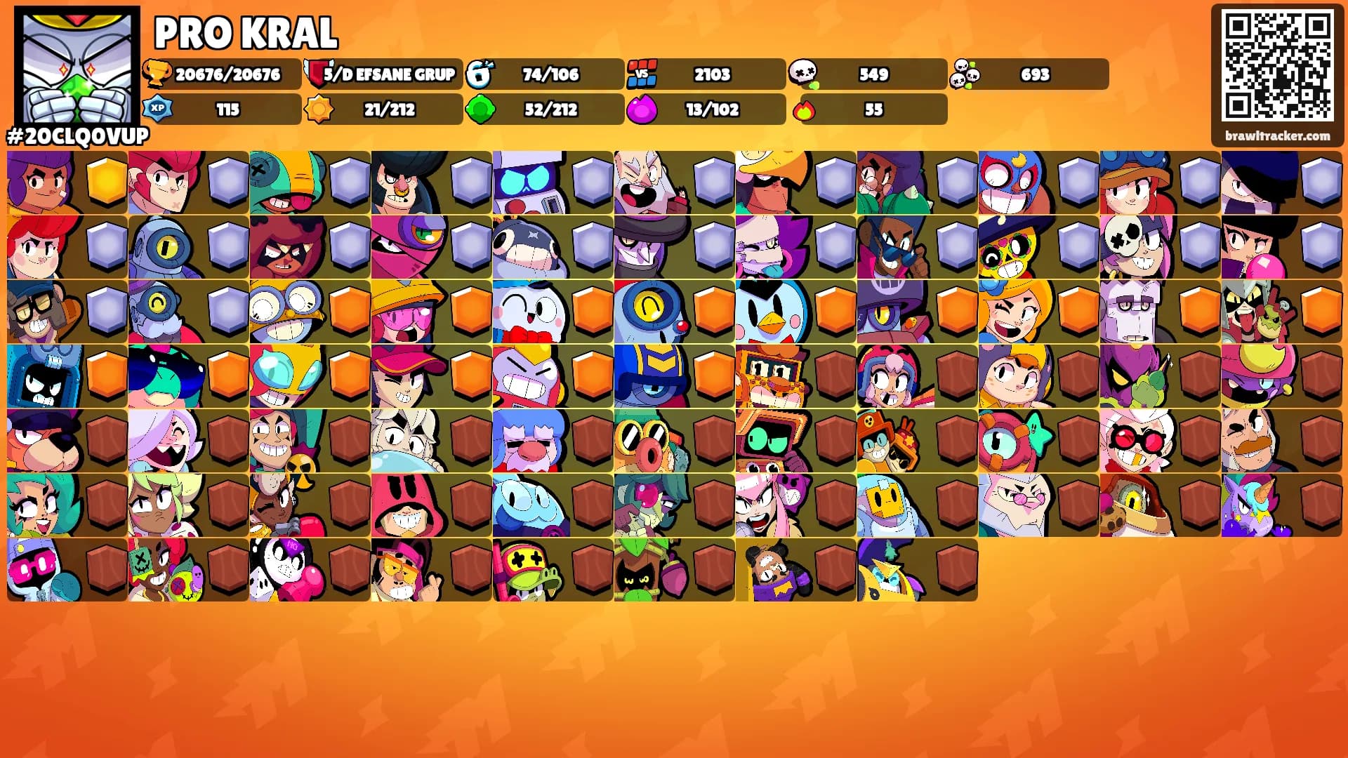 PRO KRAL's Ranks