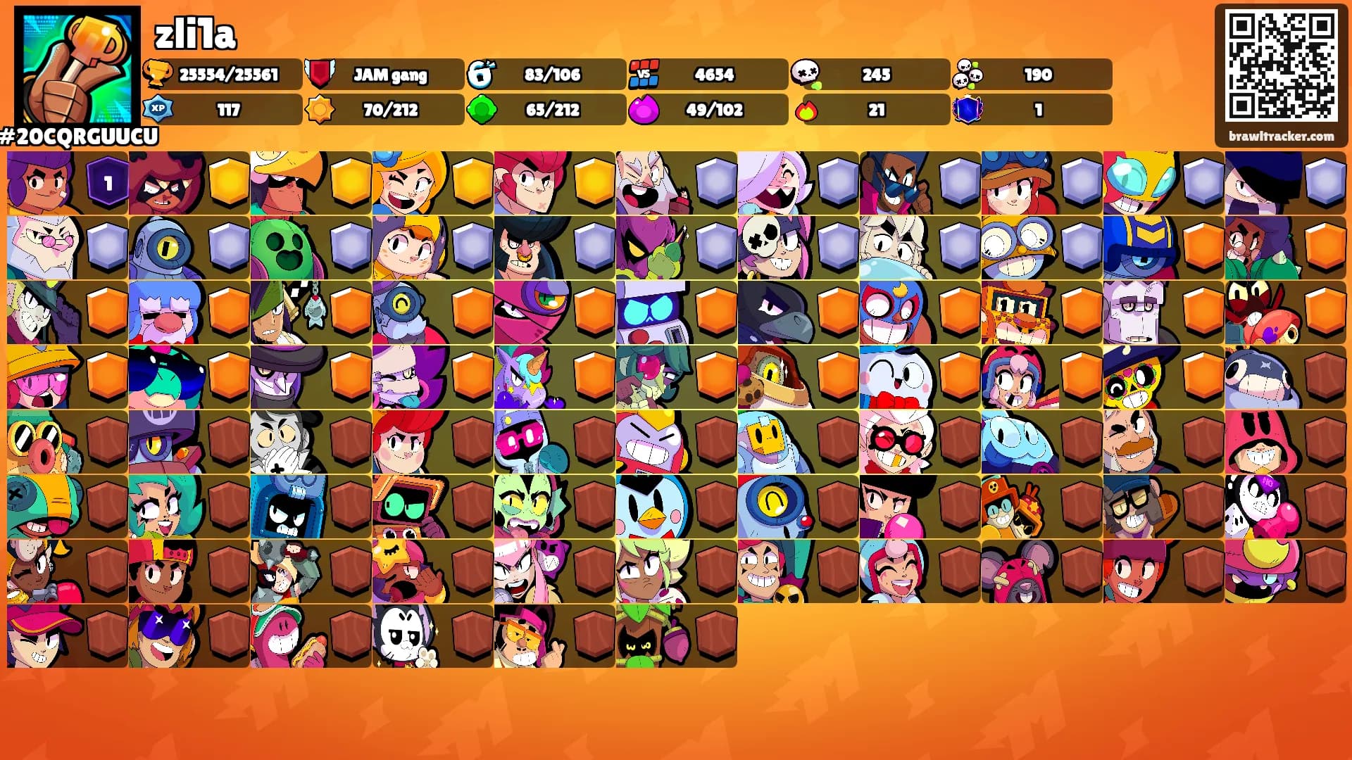 zli1a's Ranks
