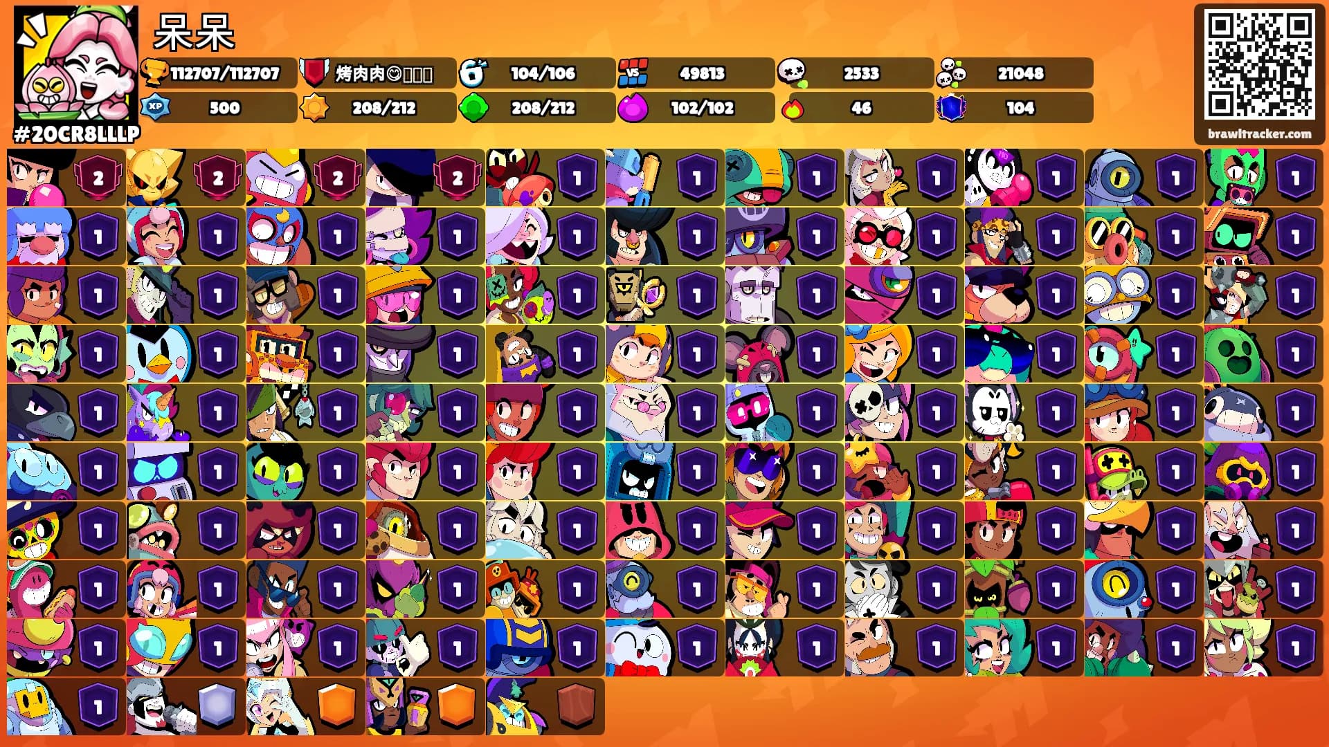 呆呆's Ranks
