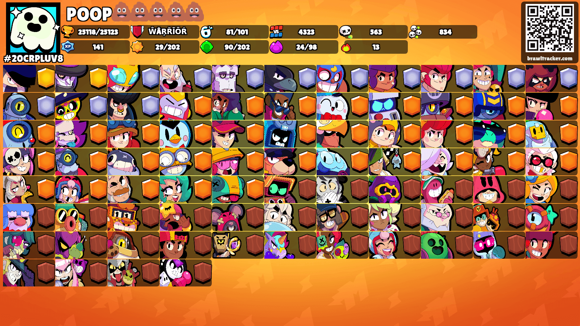 POOP💩💩💩💩💩's Ranks