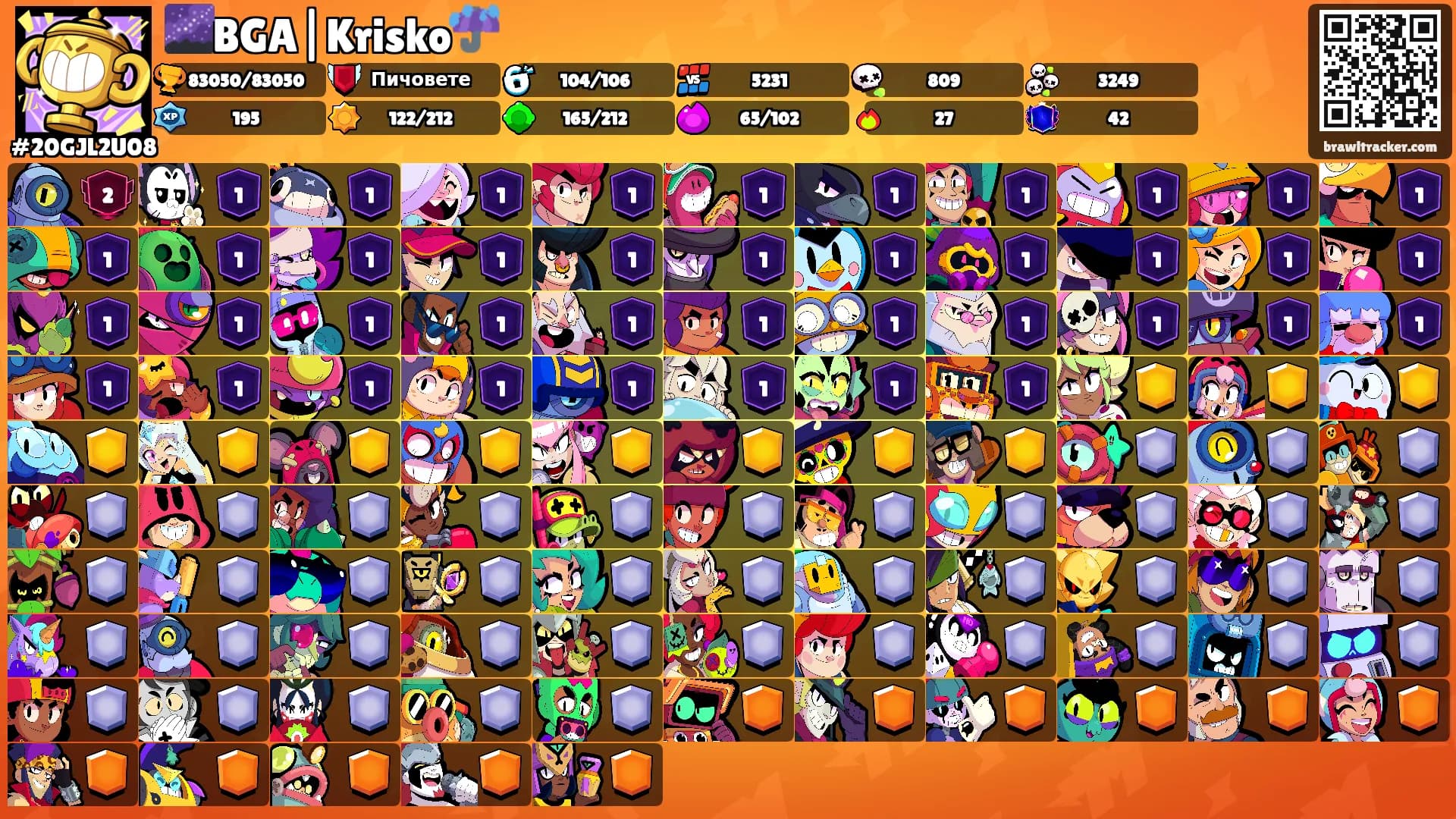 🌌BGA|Krisko☔️'s Ranks