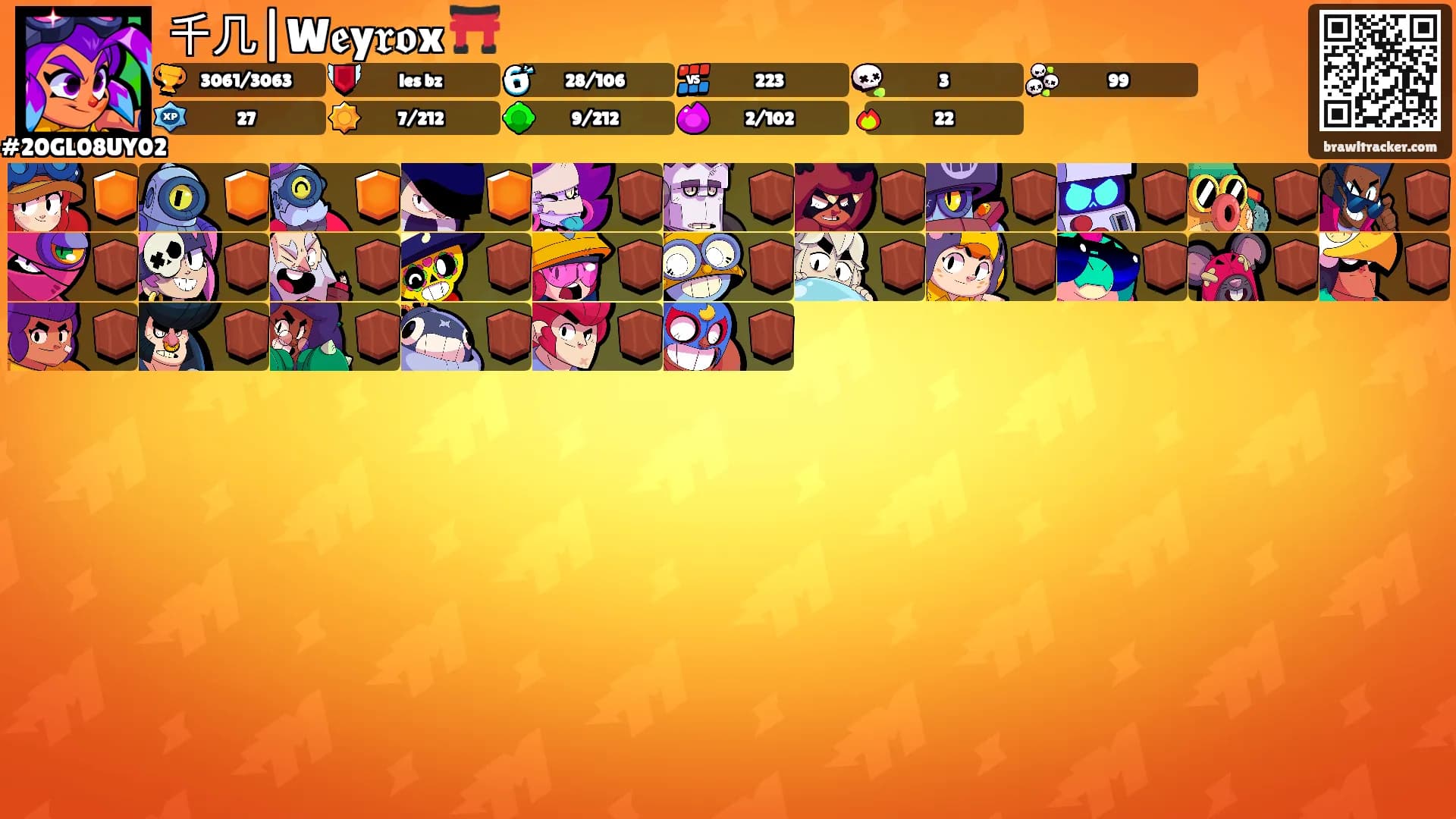 千几|W𝖊y𝖗𝖔x ⛩️'s Ranks
