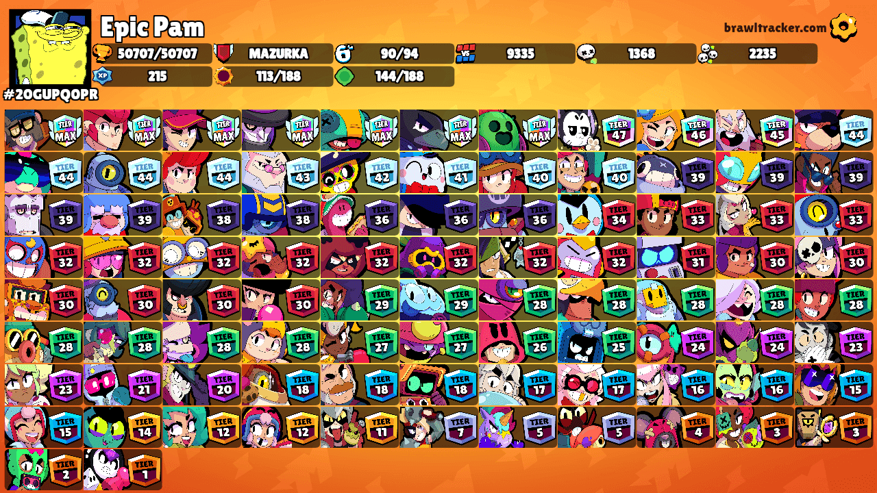 Epic Pam's Ranks