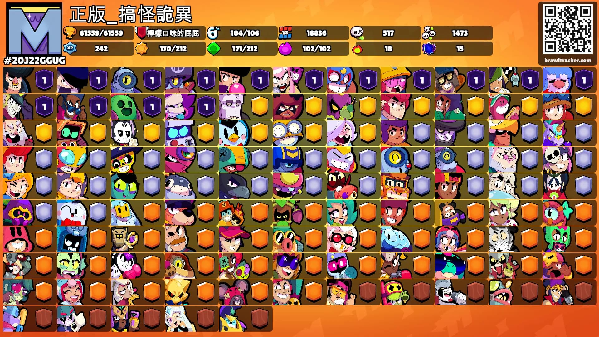 正版_搞怪詭異's Ranks