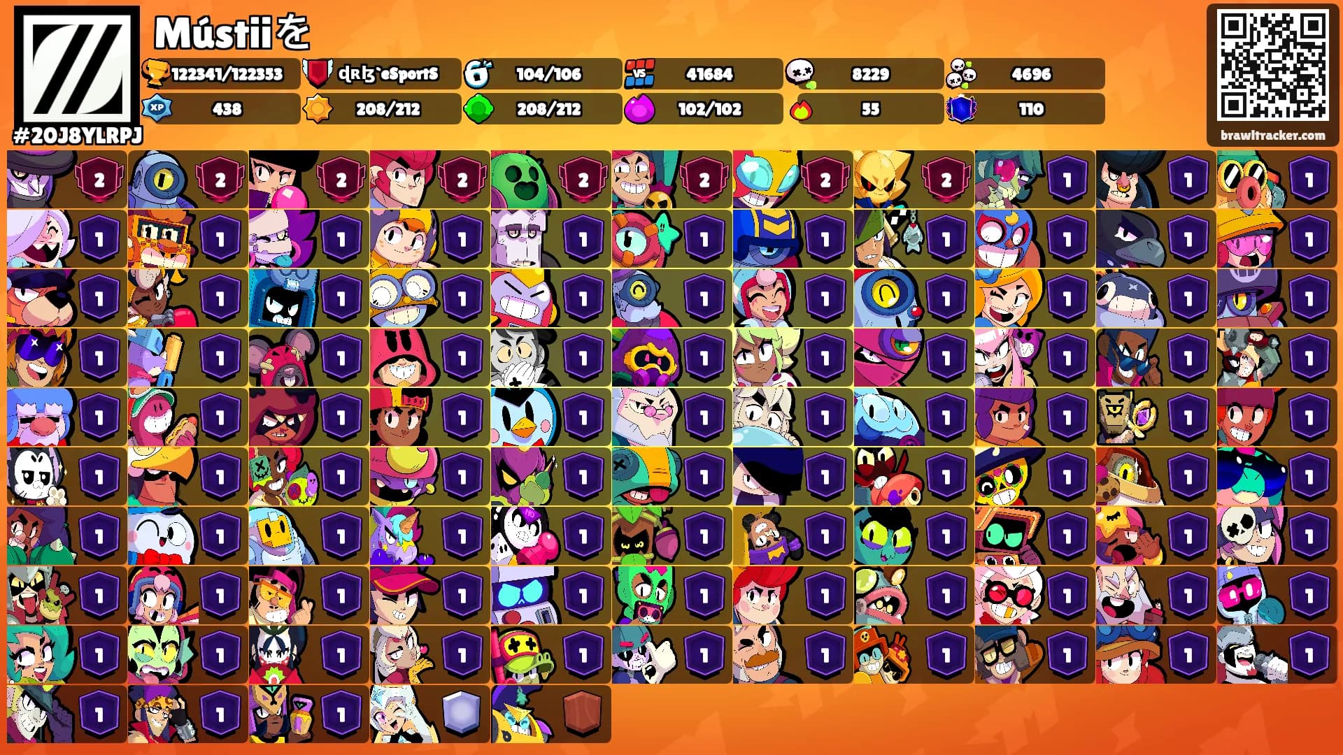 Mústiiを's Ranks