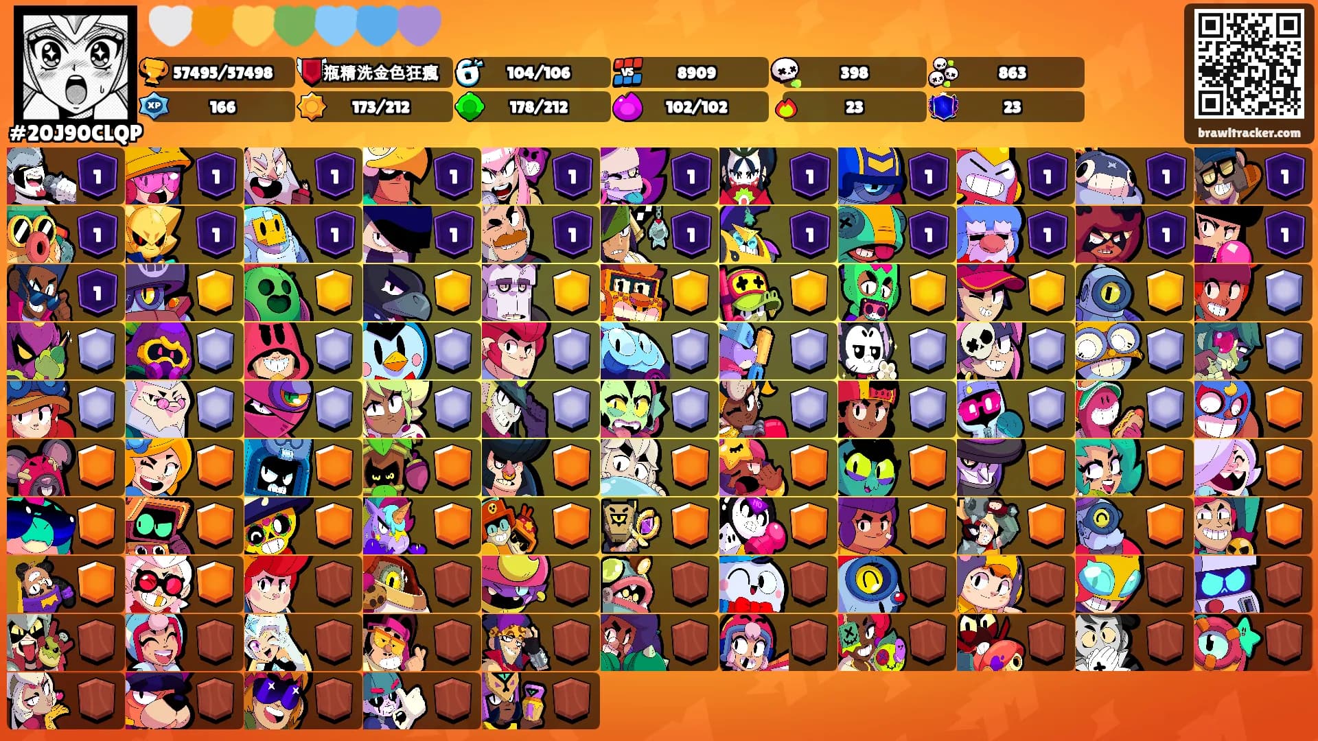 🤍🧡💛💚🩵💙💜's Ranks
