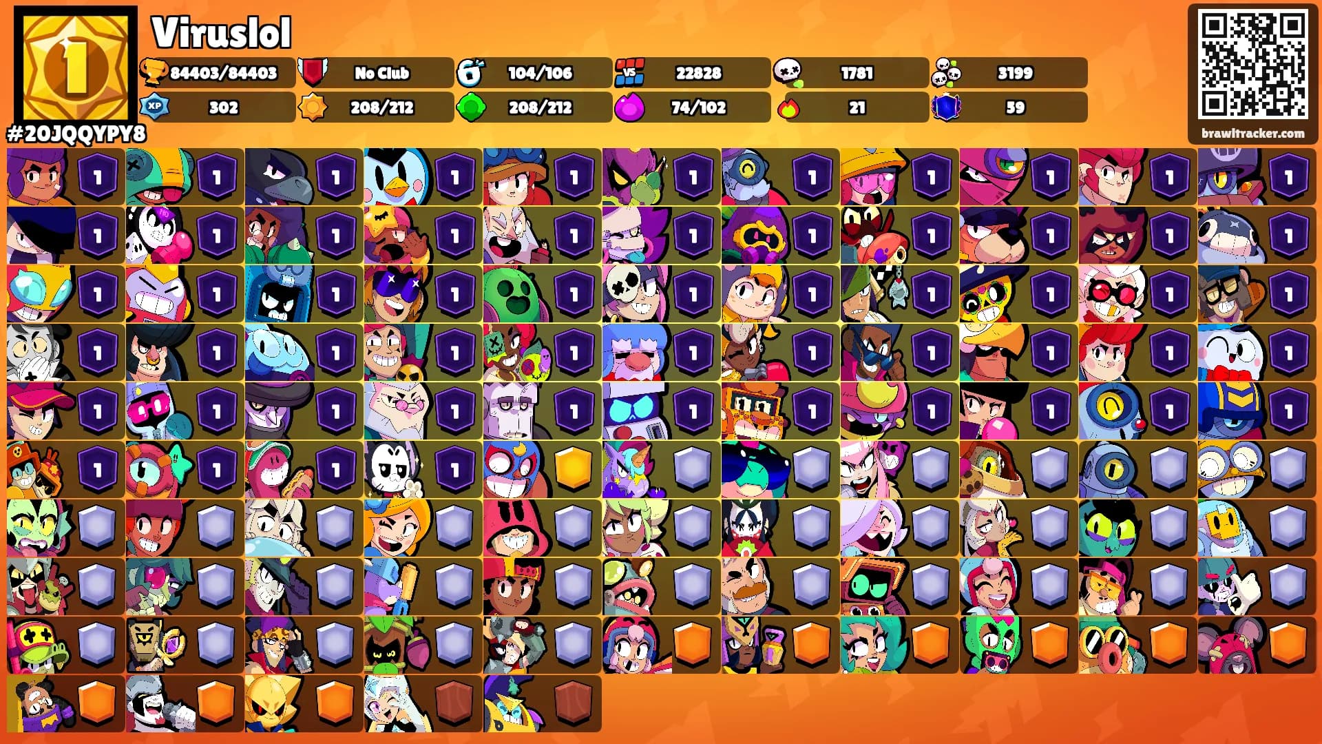 Viruslol's Ranks