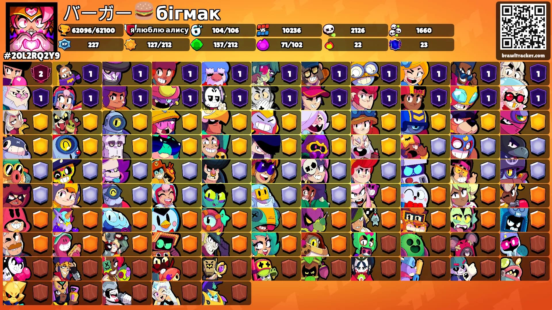バーガー 🍔 бігмак's Ranks