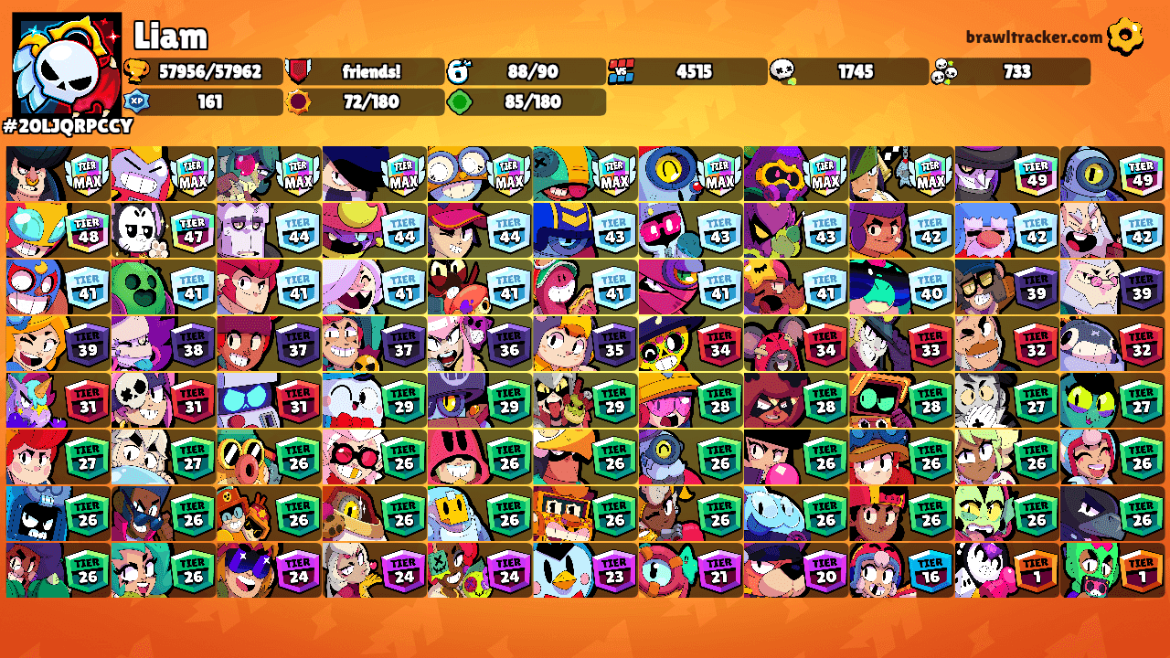 Liam's Ranks