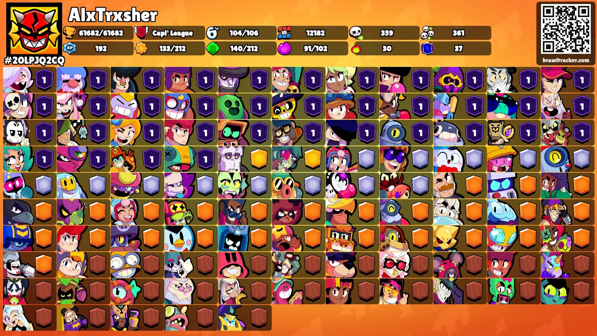 AlxTrxsher's Ranks