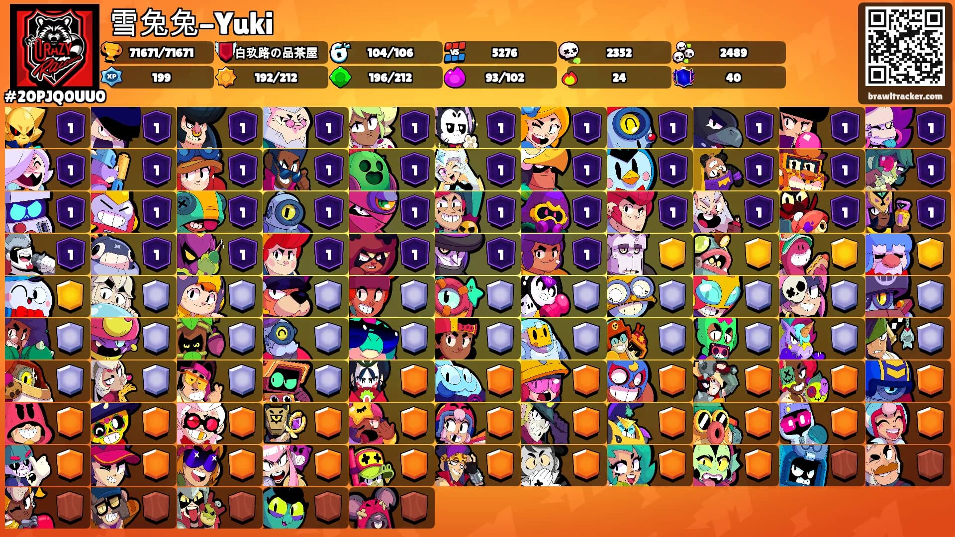 雪兔兔-Yuki's Ranks