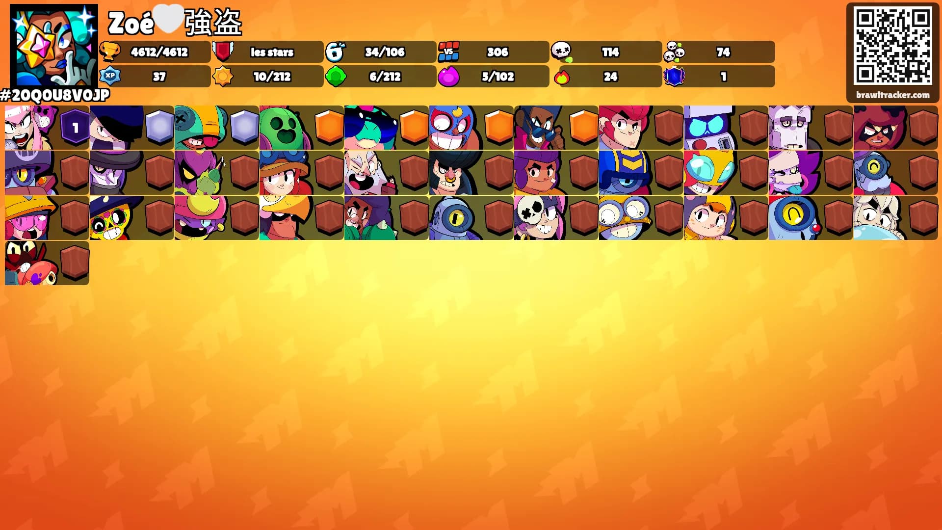 Zoé🤍強盗's Ranks