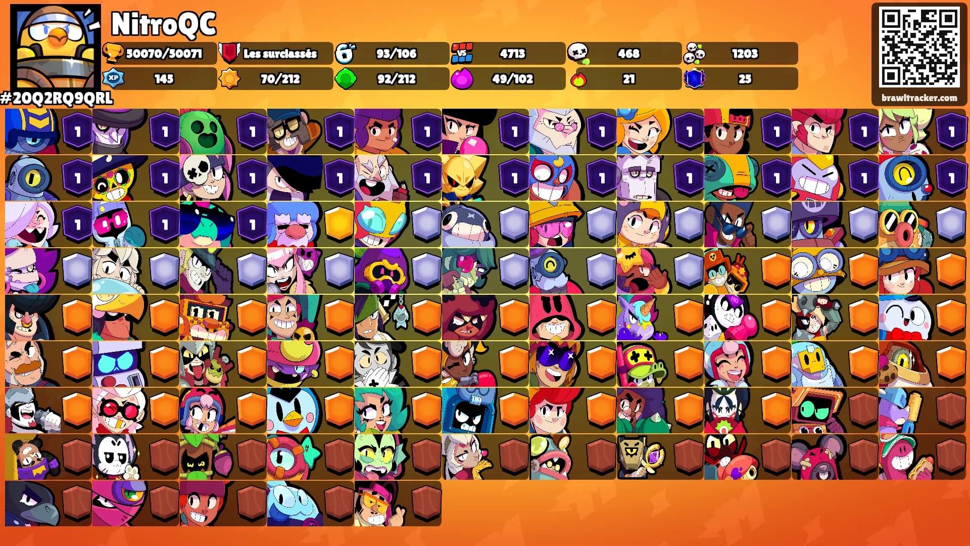 NitroQC's Ranks