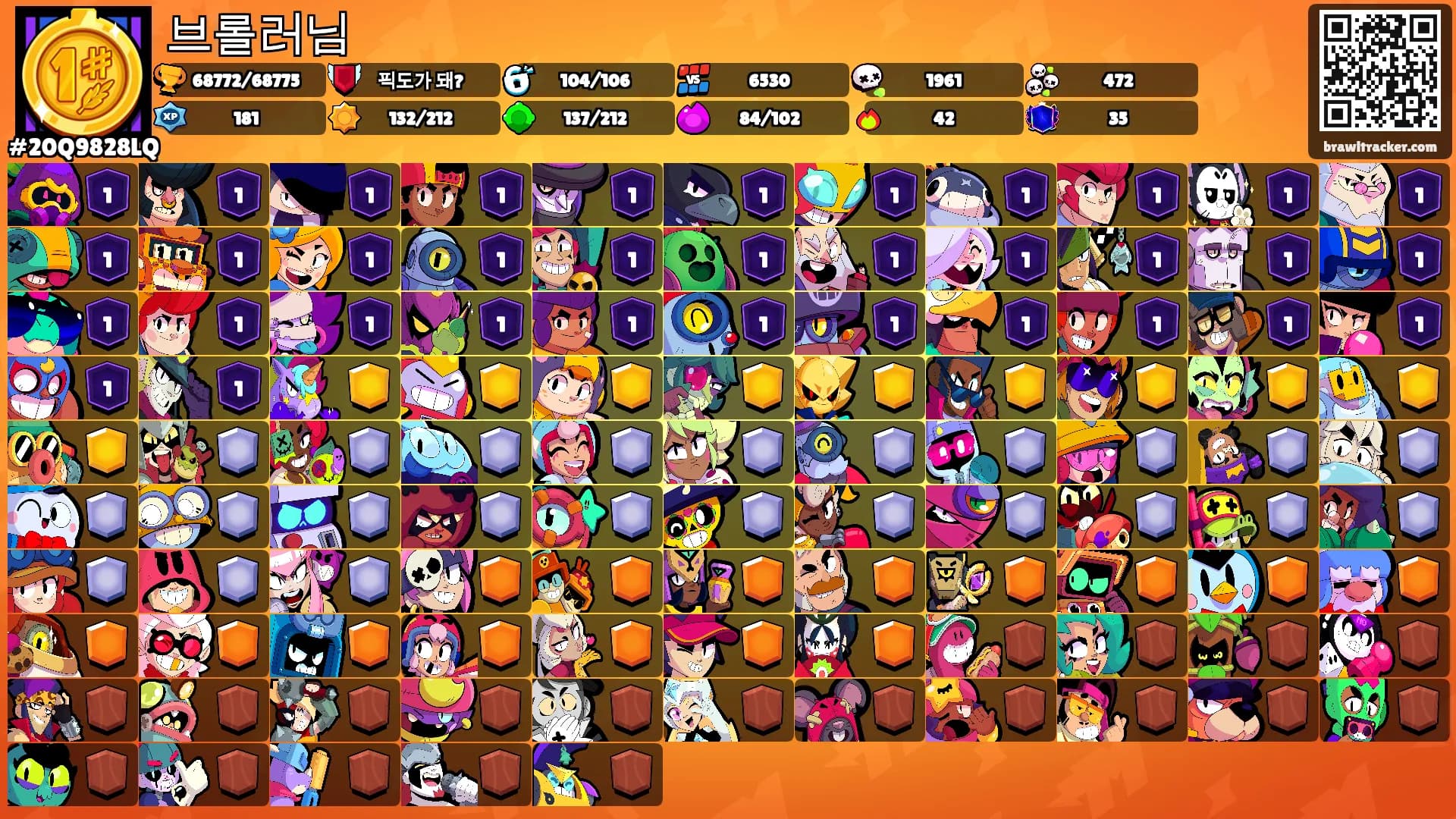 브롤러님's Ranks