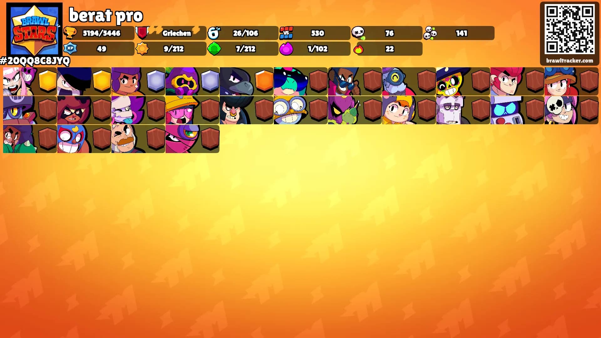 berat pro's Ranks