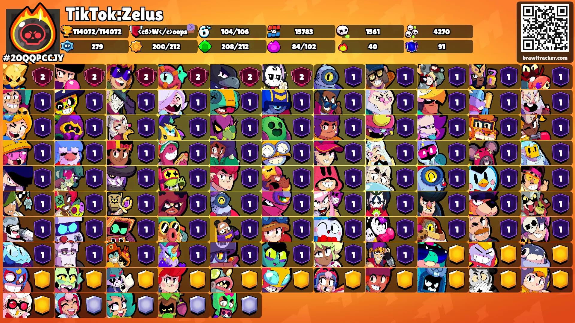 TikTok:Zelus's Ranks