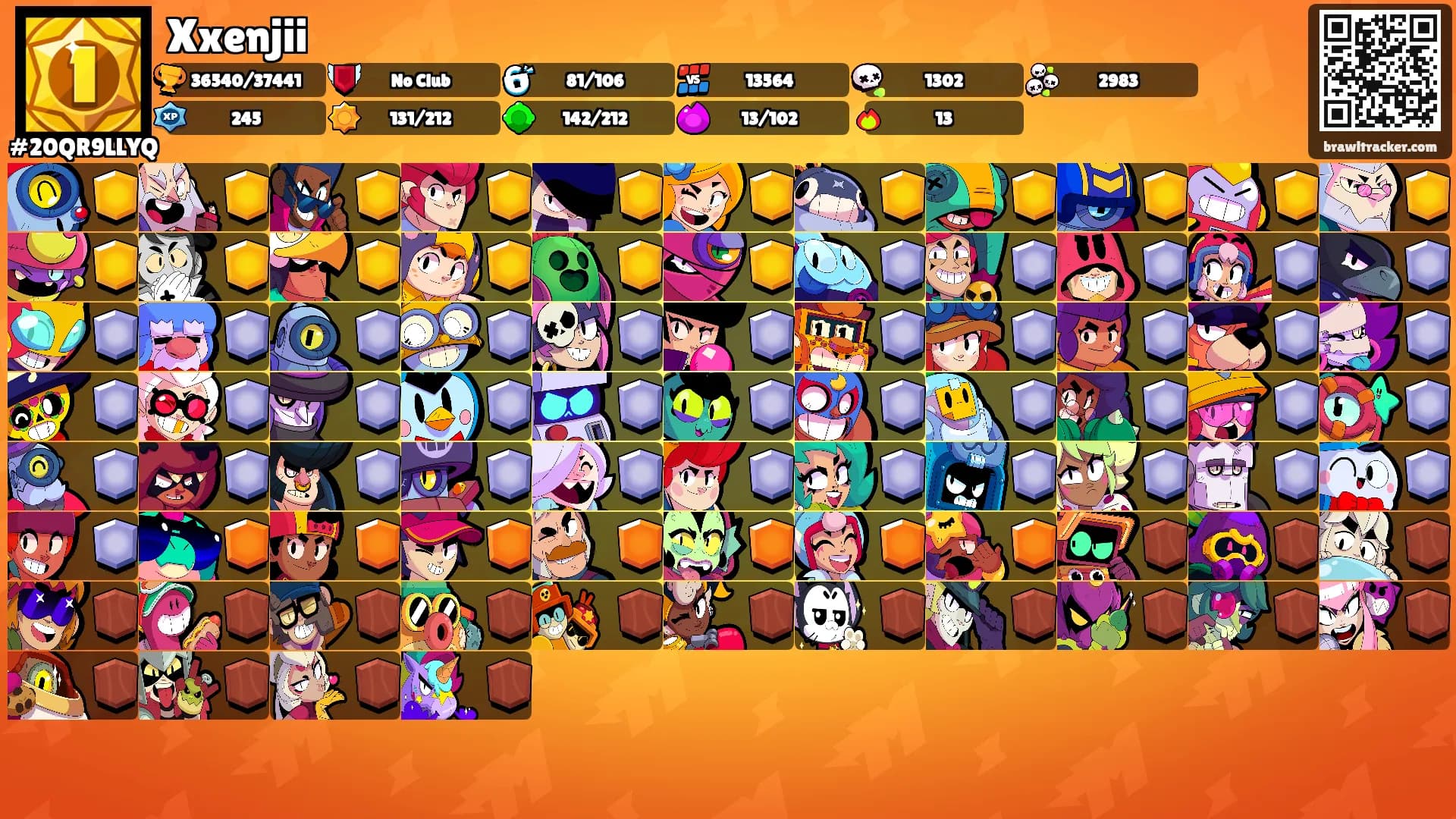 Xxenjii's Ranks