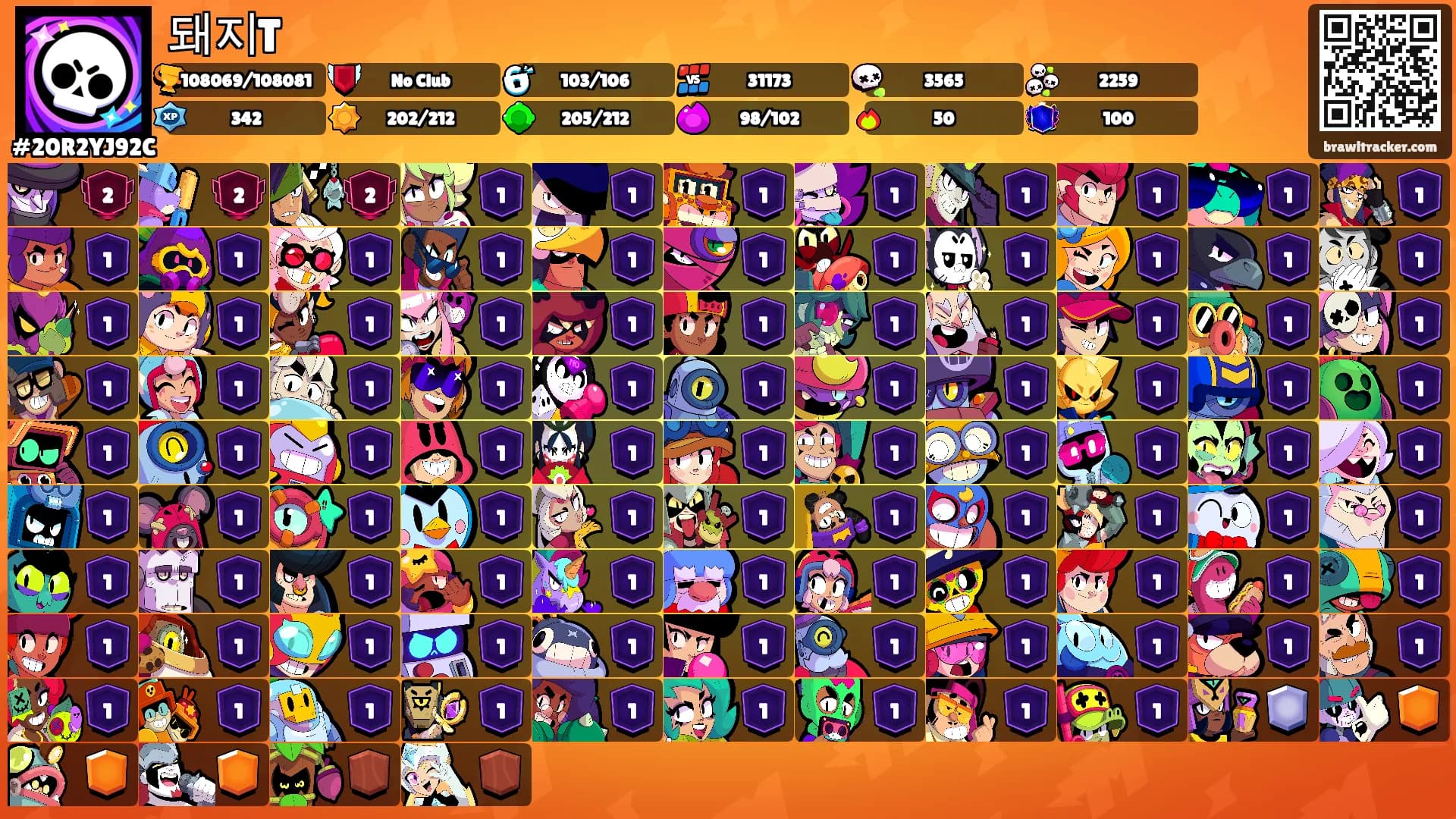돼지T's Ranks