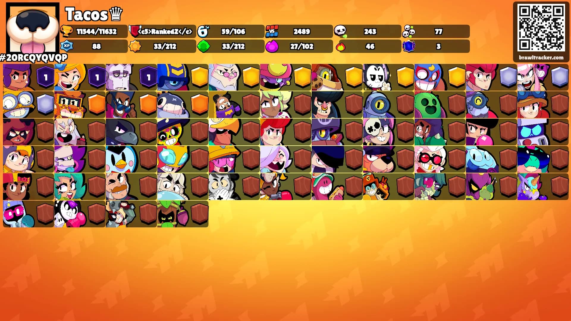 Tacos♛'s Ranks