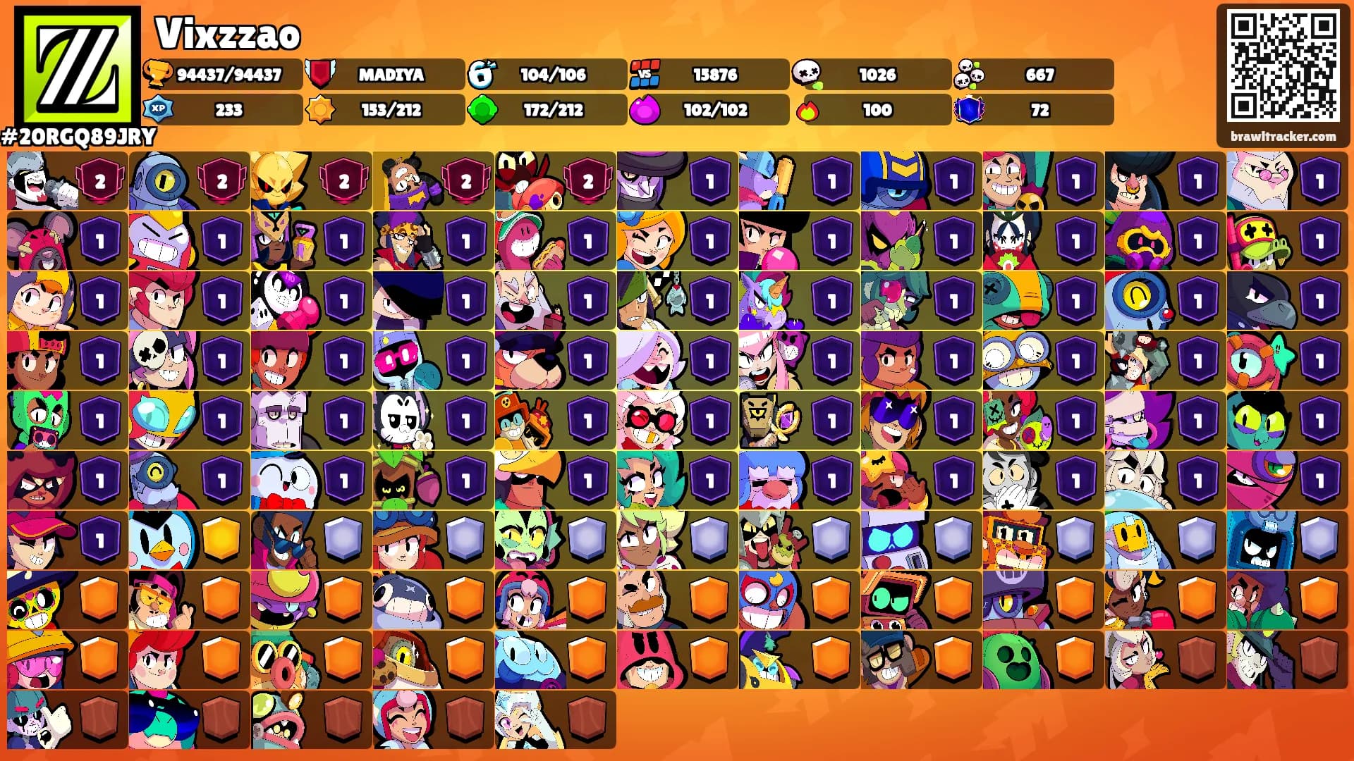 Vixzzao's Ranks