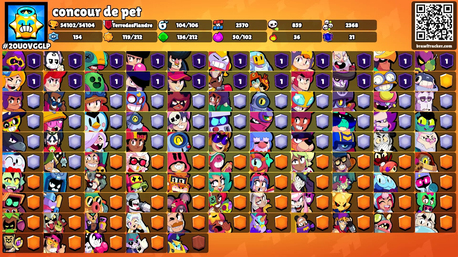 concour de pet's Ranks