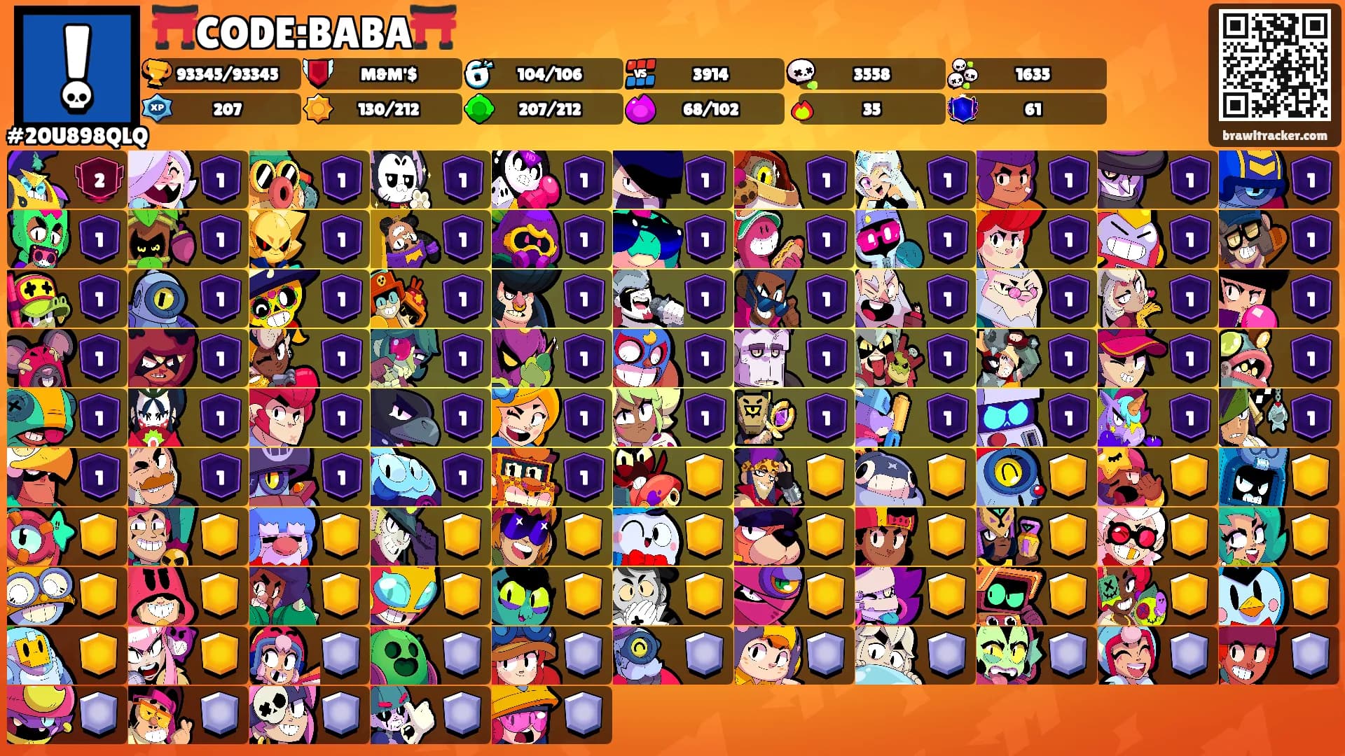 ⛩️CODE:BABA⛩️'s Ranks