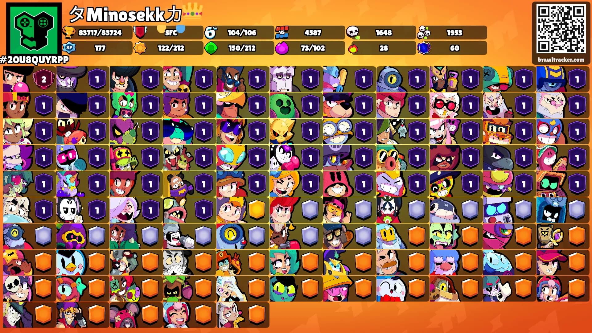 タMinosekk力👑's Ranks