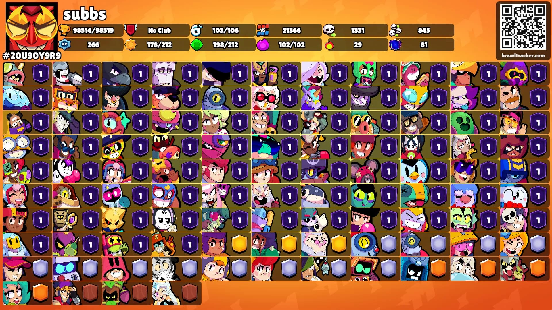 subbs's Ranks
