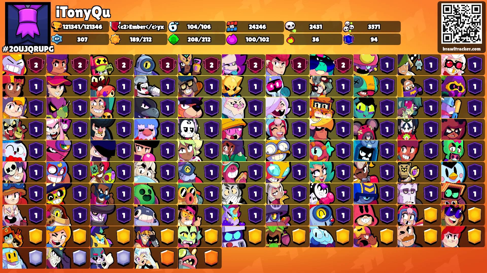 iTonyQu's Ranks