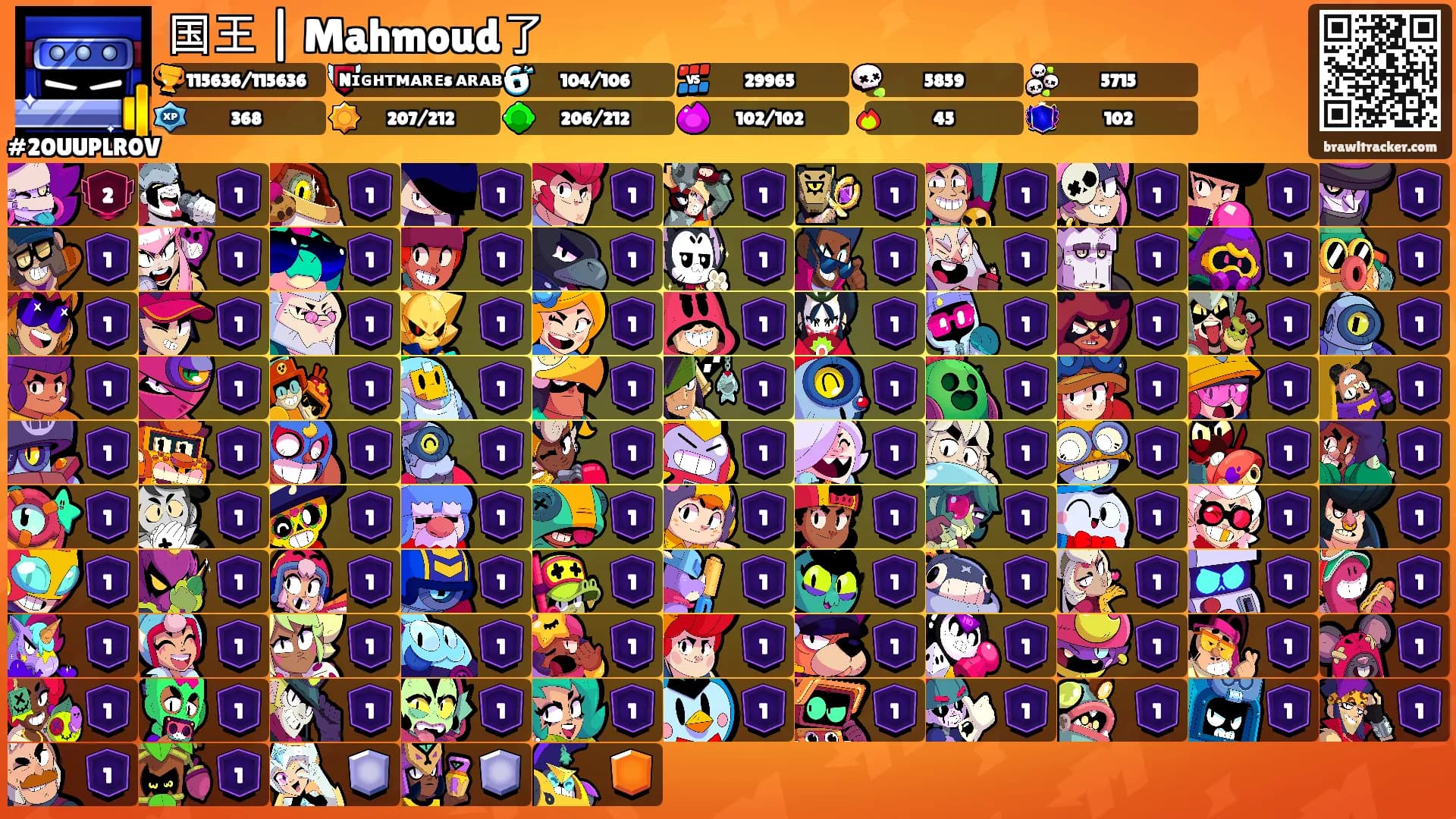 国王 | Mahmoud了's Ranks