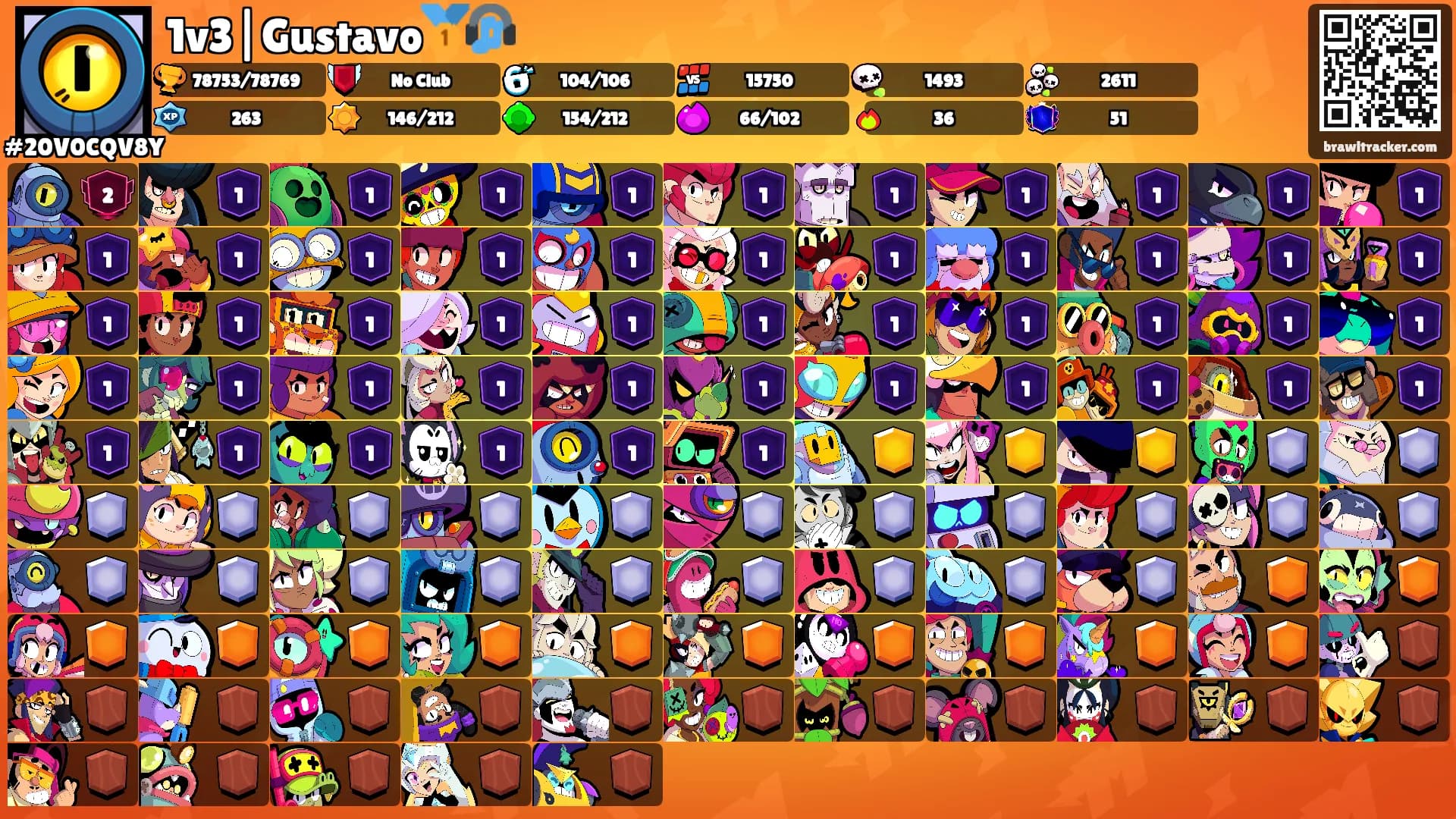1v3|Gustavo🥇🎧's Ranks