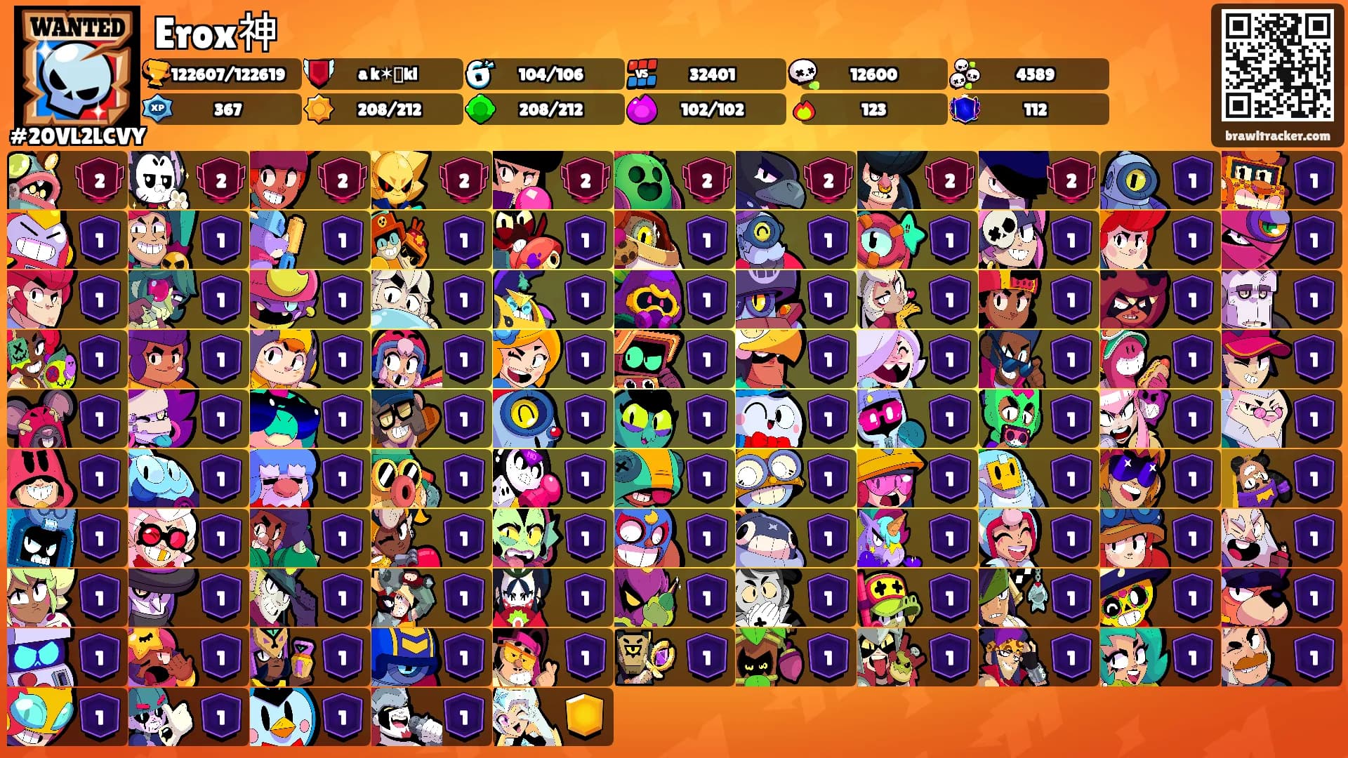 Erox神's Ranks