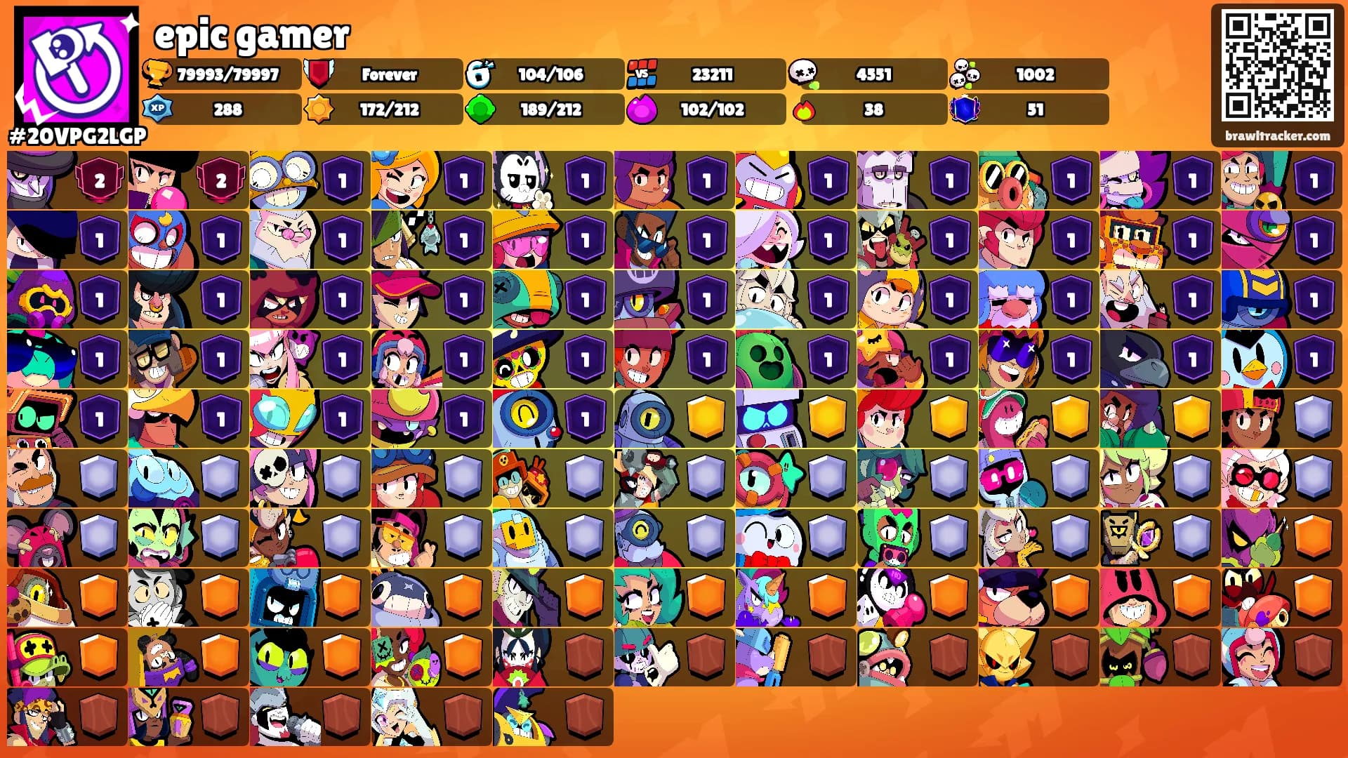 epic gamer's Ranks