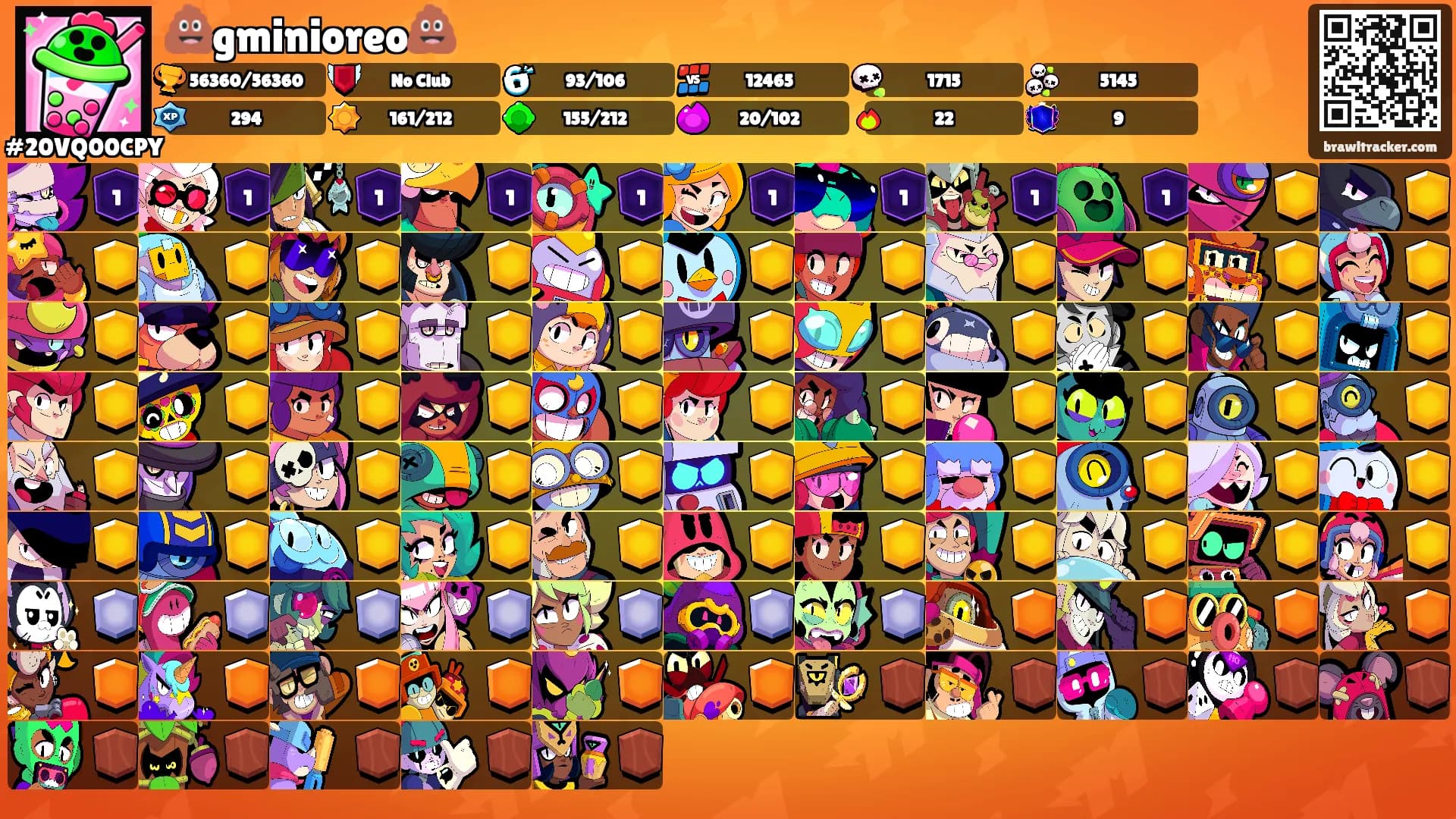 💩gminioreo💩's Ranks