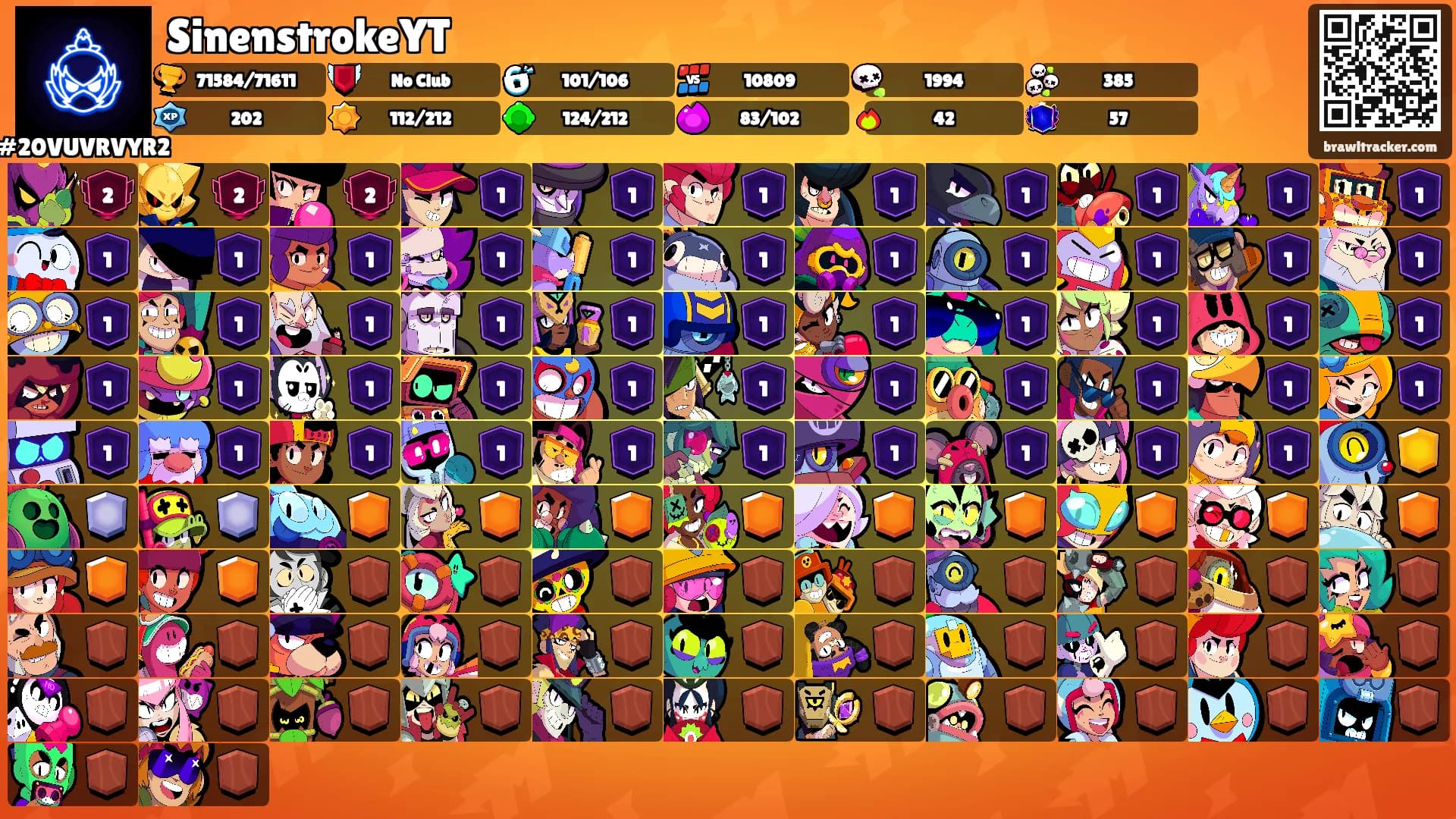 SinenstrokeYT's Ranks