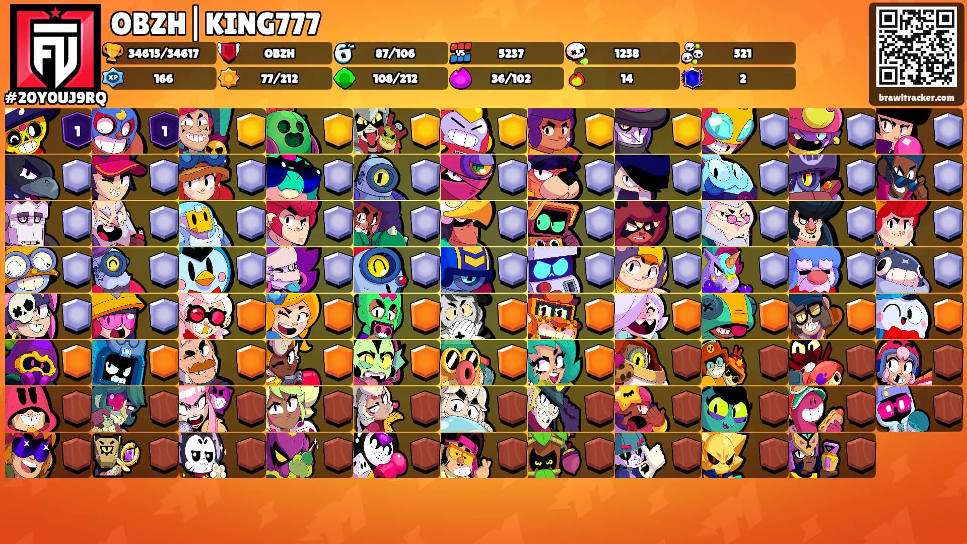 OBZH|KING777's Ranks