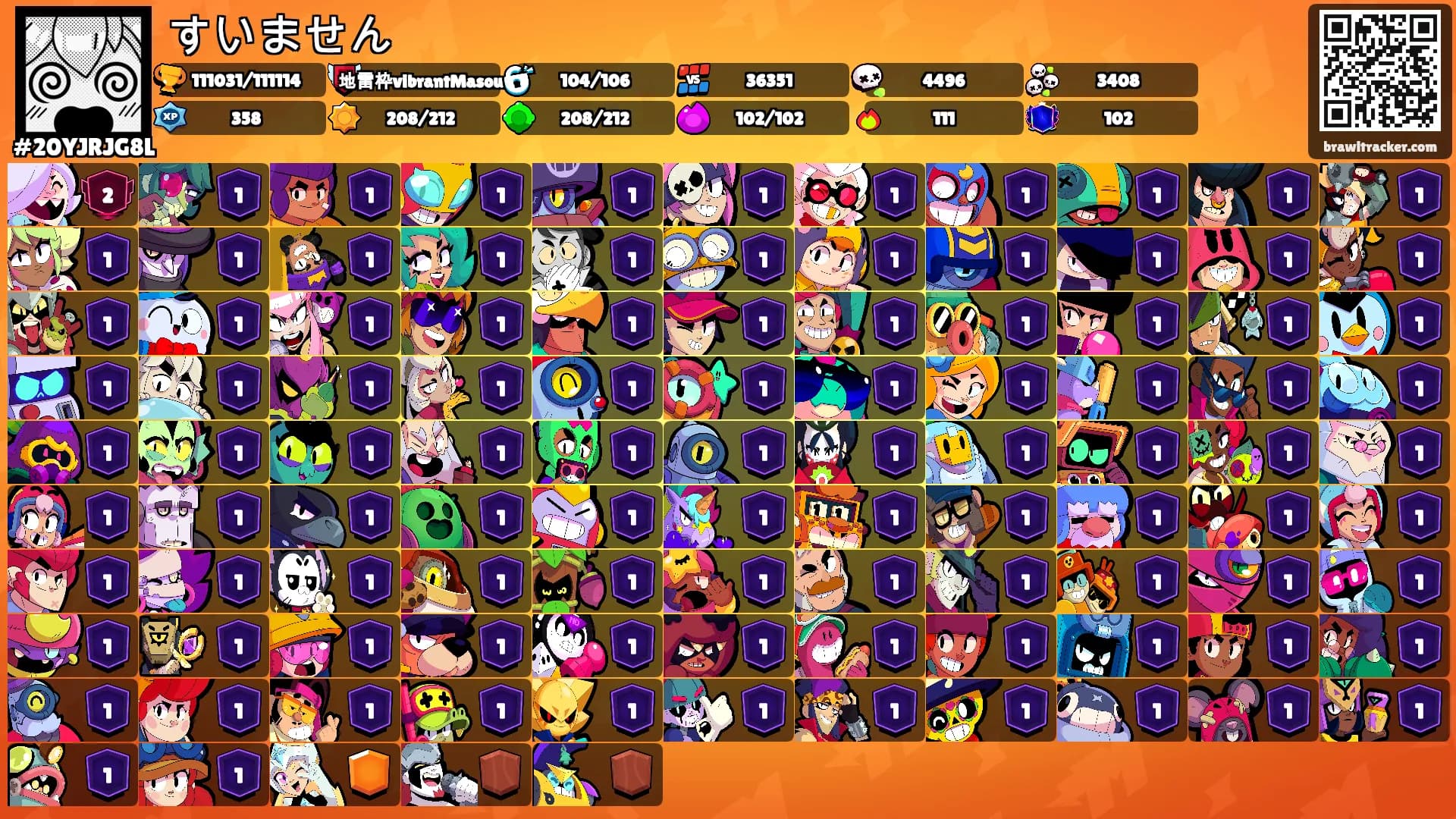 すいません's Ranks